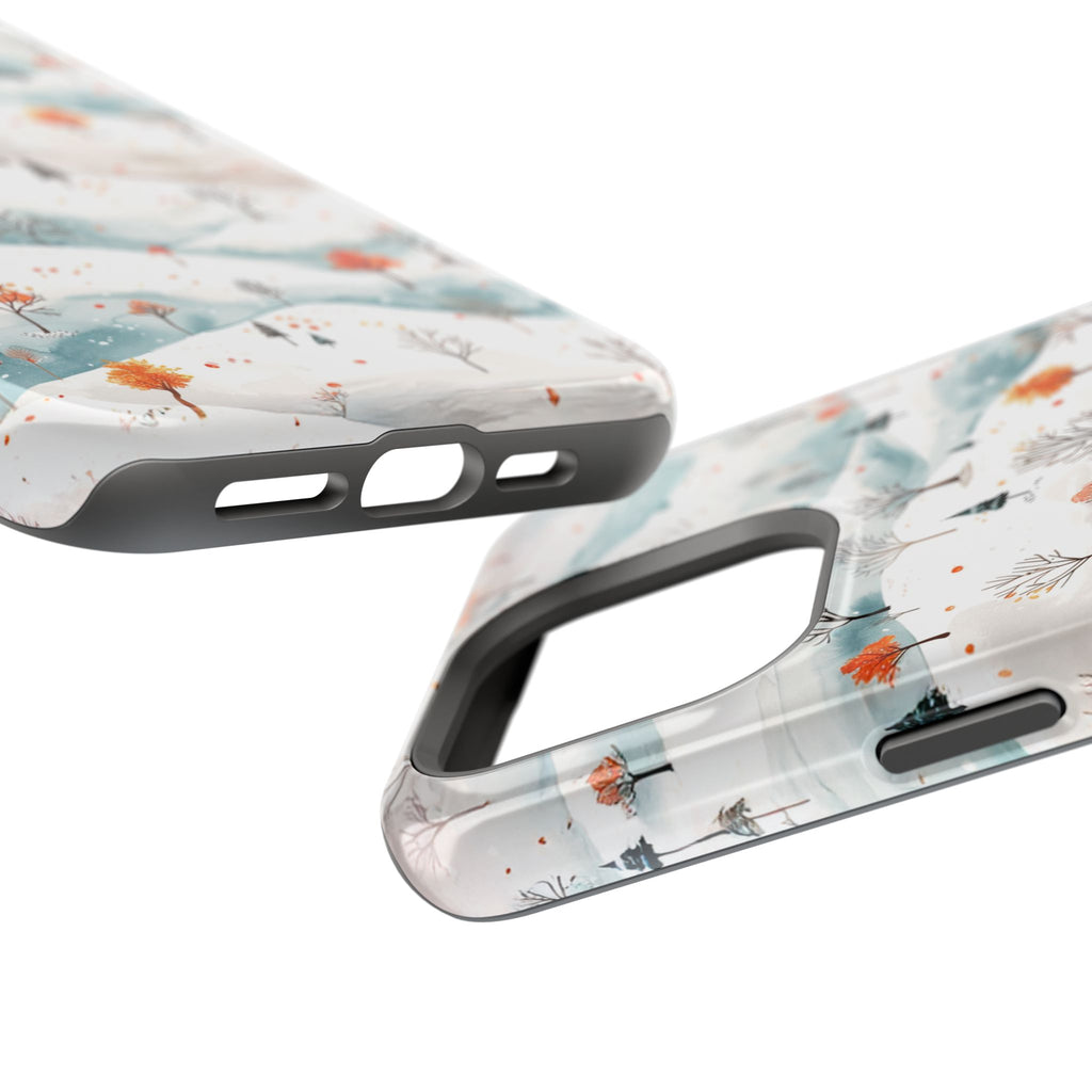 Winter Woodland Magnetic Phone Case — Impact-Resistant MagSafe-Compatible
