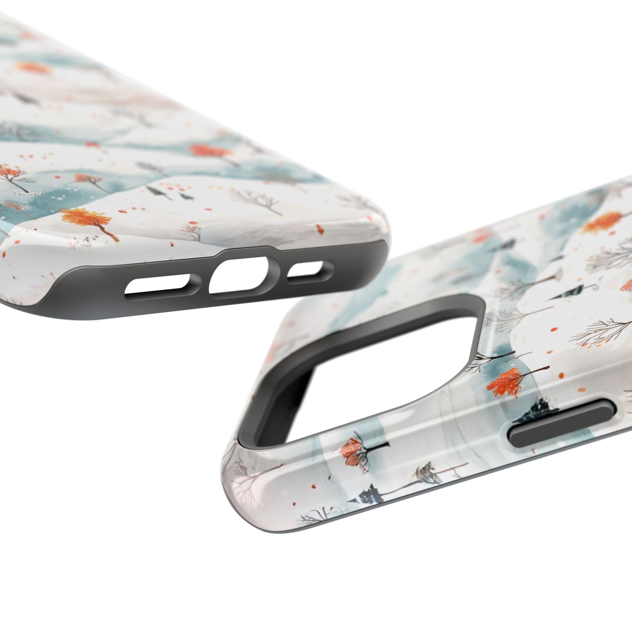 Winter Woodland Magnetic Phone Case — Impact-Resistant MagSafe-Compatible