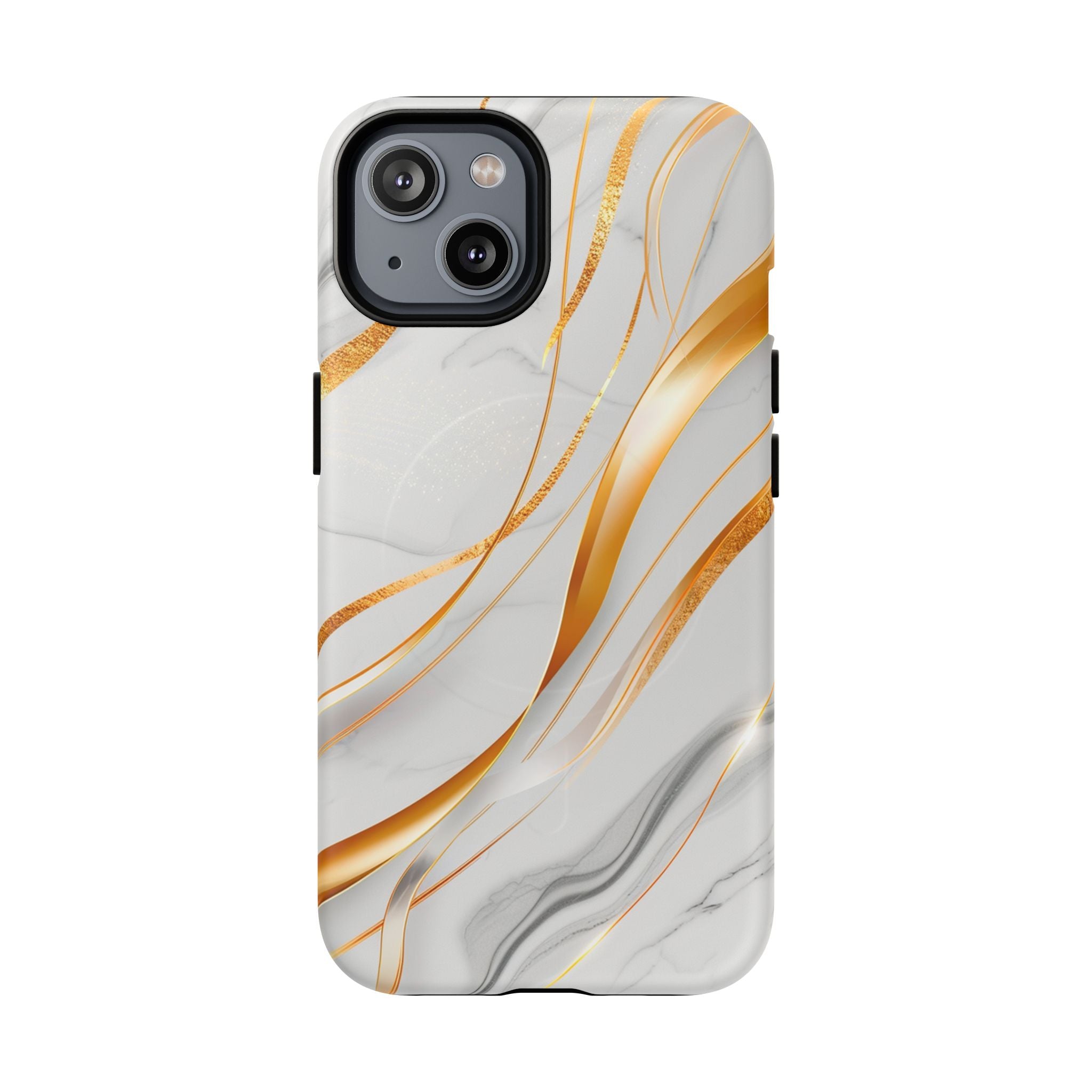 Marble Gold Wave Tough Magnetic Phone Case