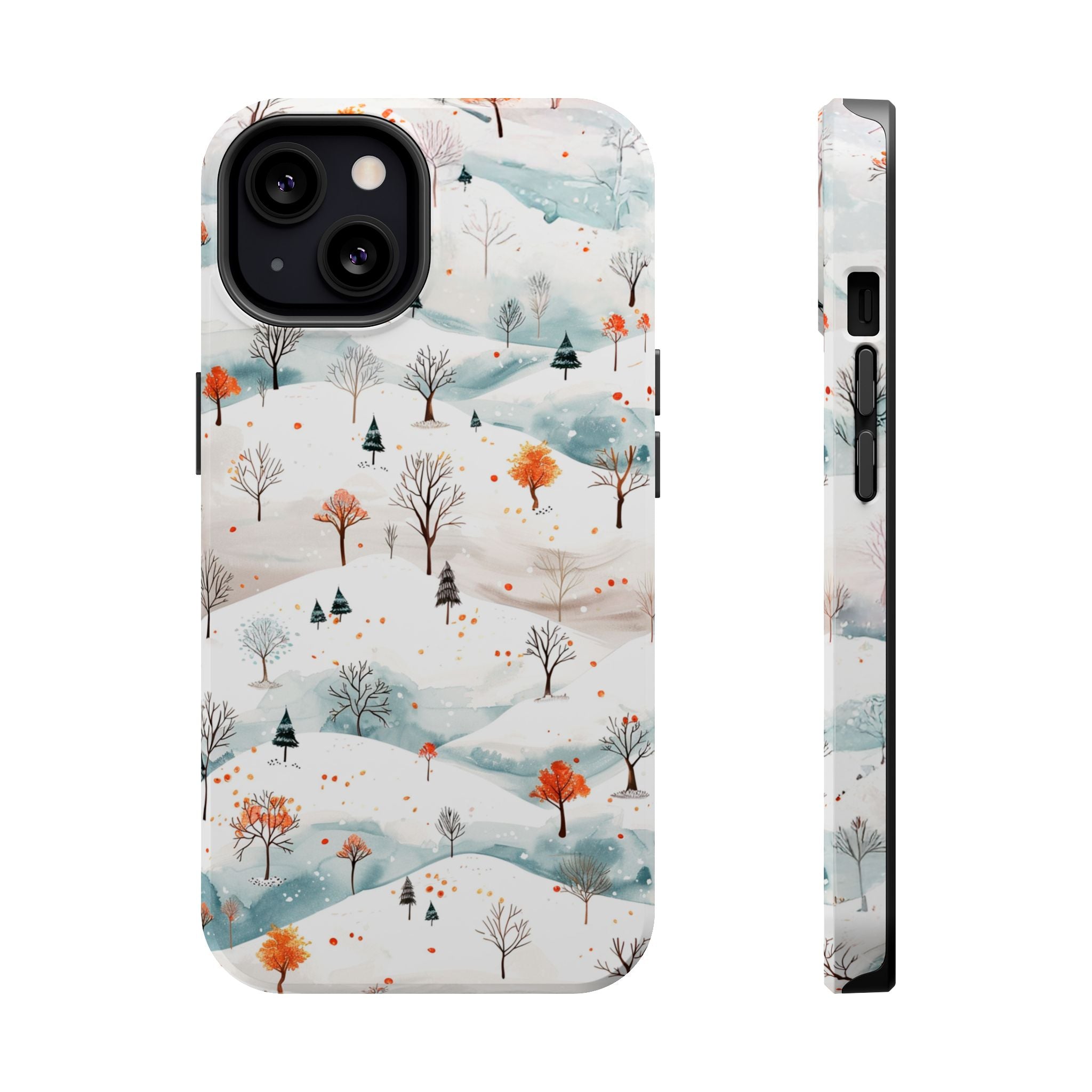 Winter Woodland Magnetic Phone Case — Impact-Resistant MagSafe-Compatible