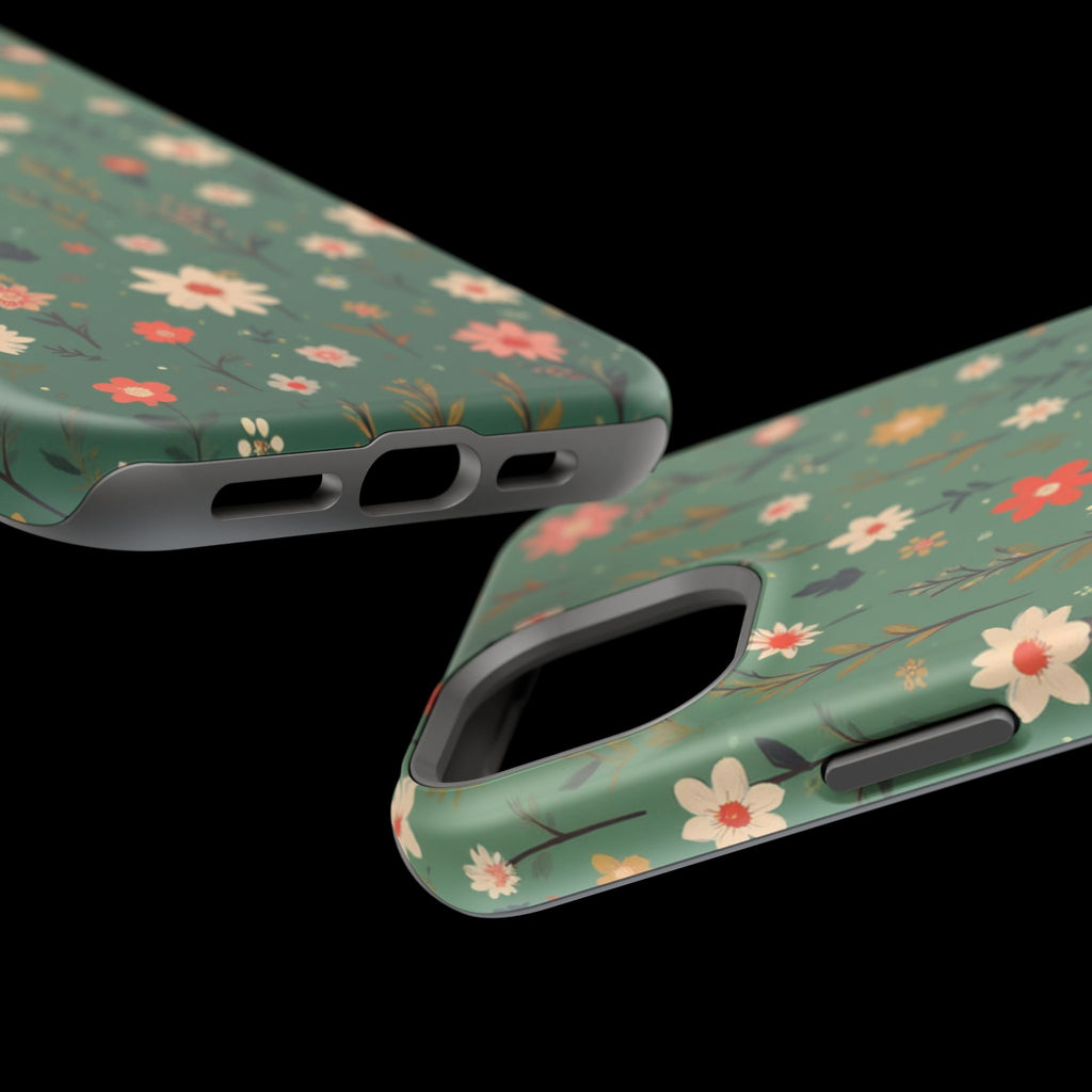 Floral Meadow Magnetic Impact-Resistant Phone Case
