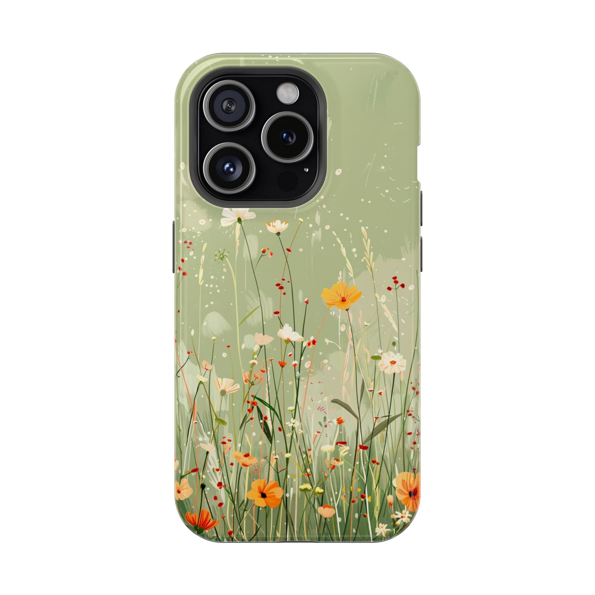 Floral Meadow Magnetic Impact-Resistant Phone Case