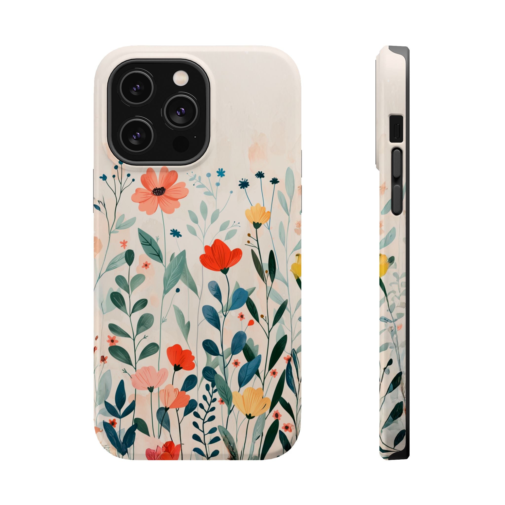 Floral Garden Magnetic Impact-Resistant Phone Case