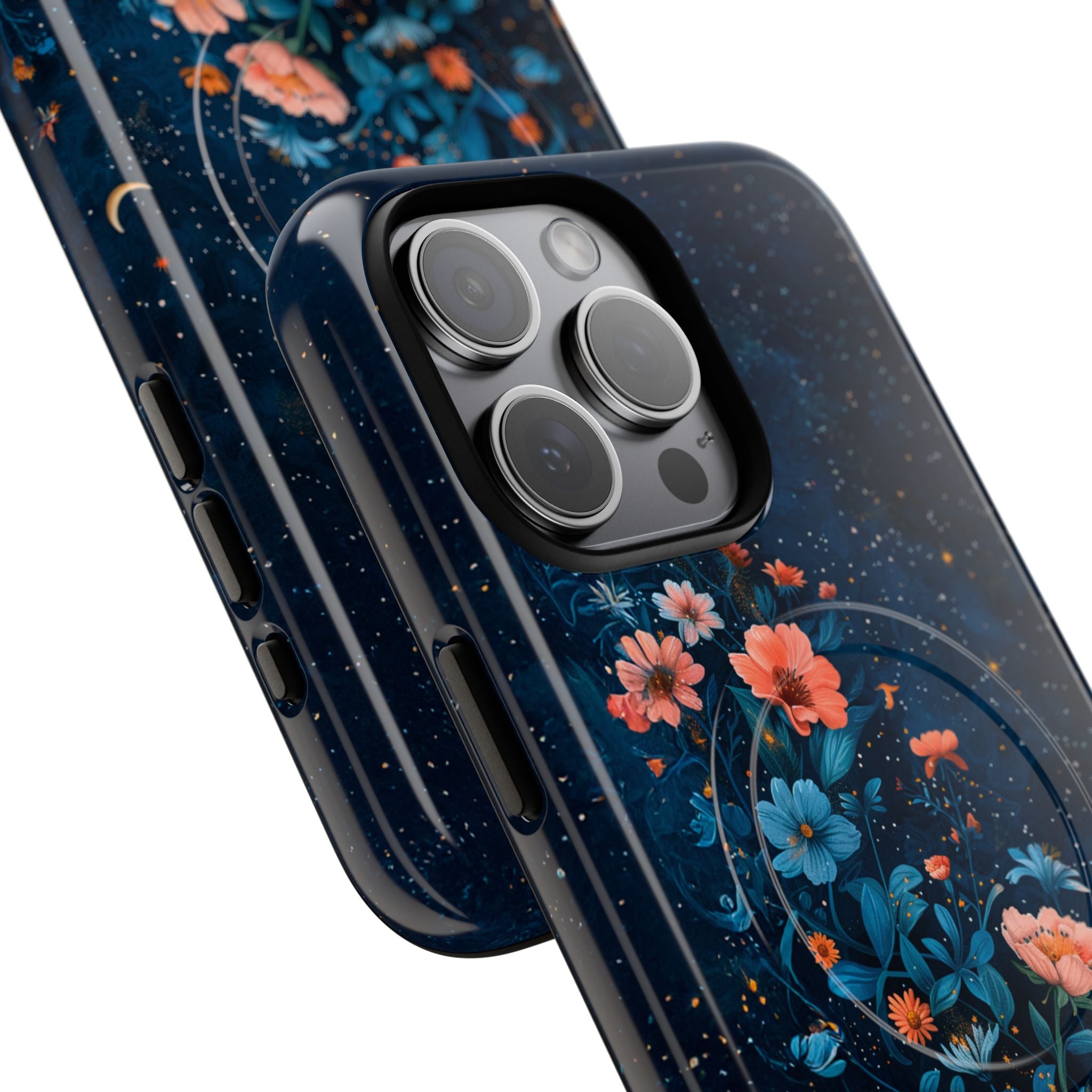 Floral Night Sky Tough Magnetic Phone Case
