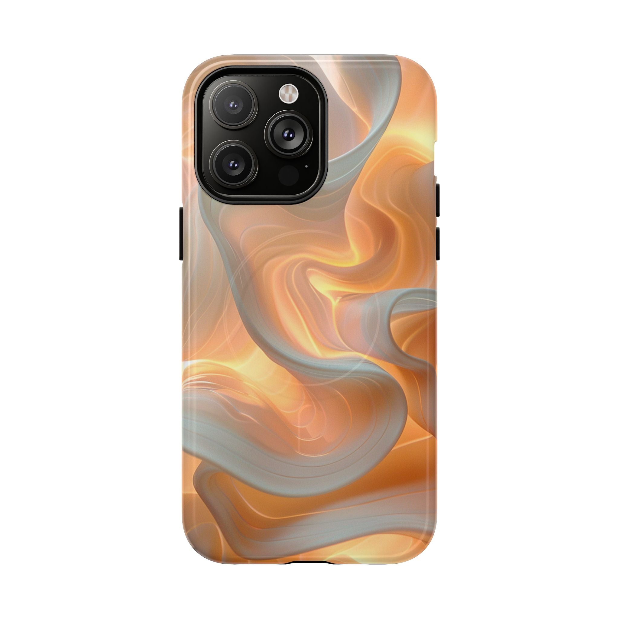 Marbled Amber Swirl Tough Magnetic Case