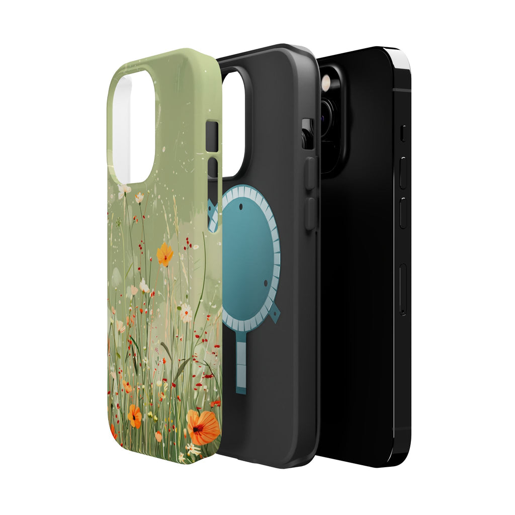 Floral Meadow Magnetic Impact-Resistant Phone Case