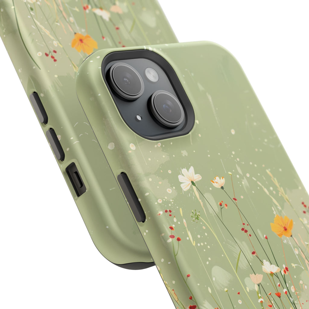 Floral Meadow Magnetic Impact-Resistant Phone Case