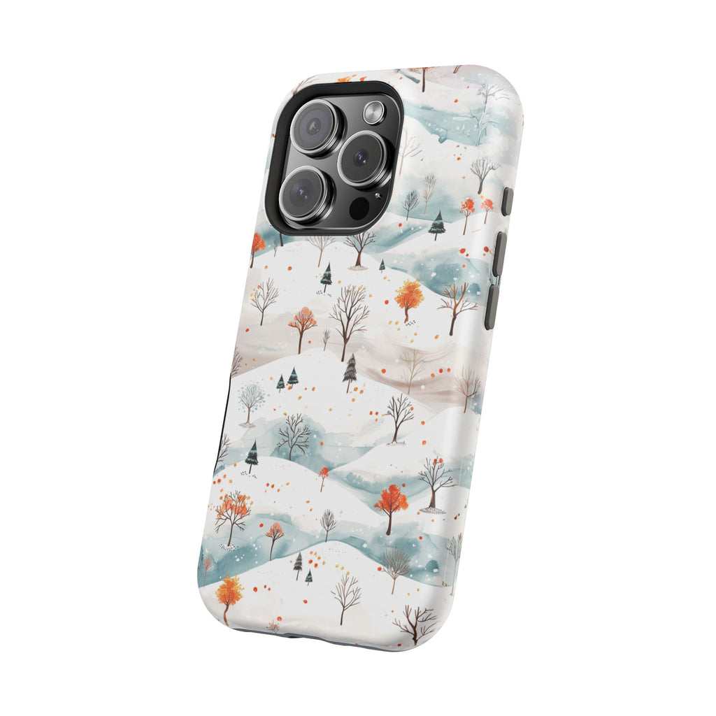 Winter Woodland Magnetic Phone Case — Impact-Resistant MagSafe-Compatible