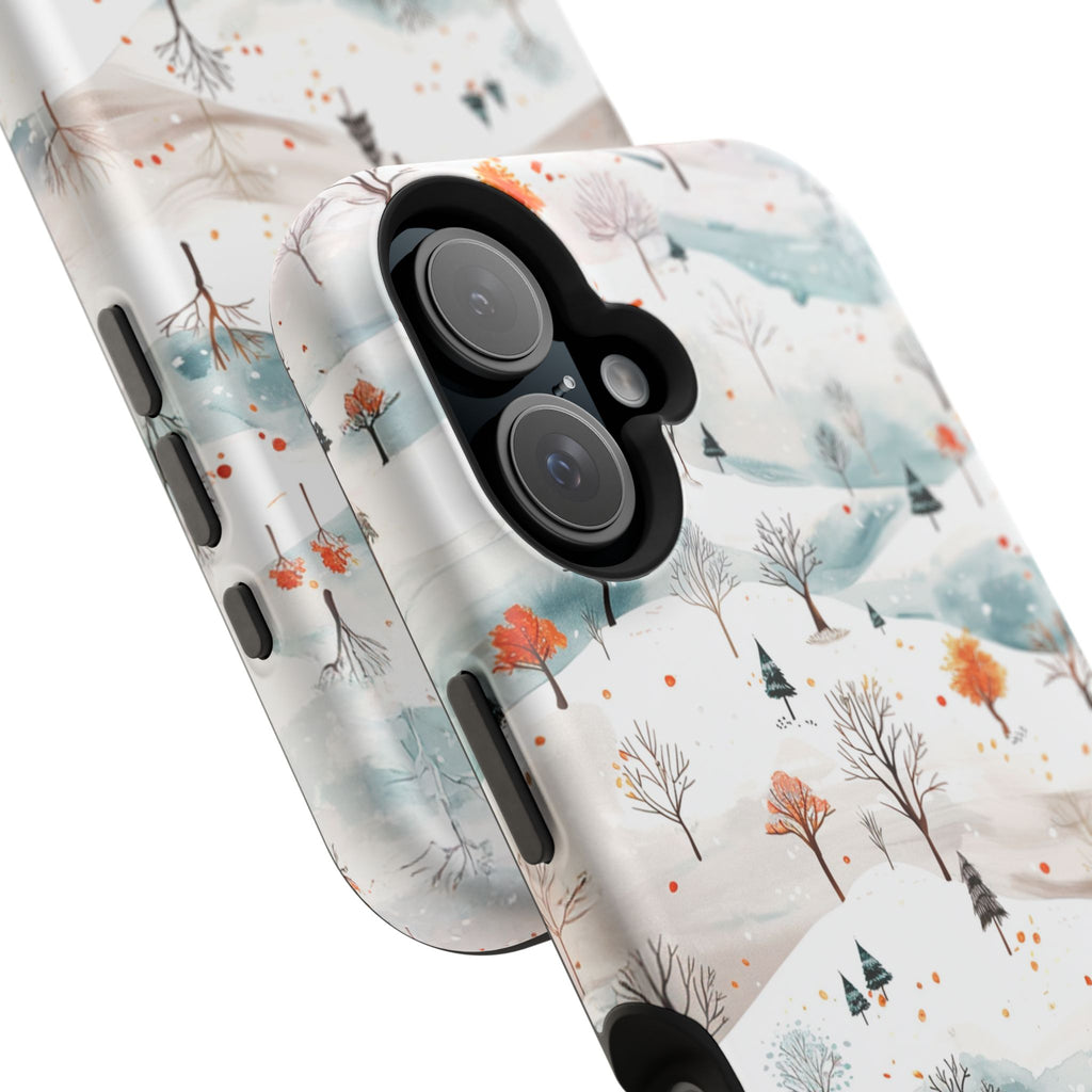 Winter Woodland Magnetic Phone Case — Impact-Resistant MagSafe-Compatible