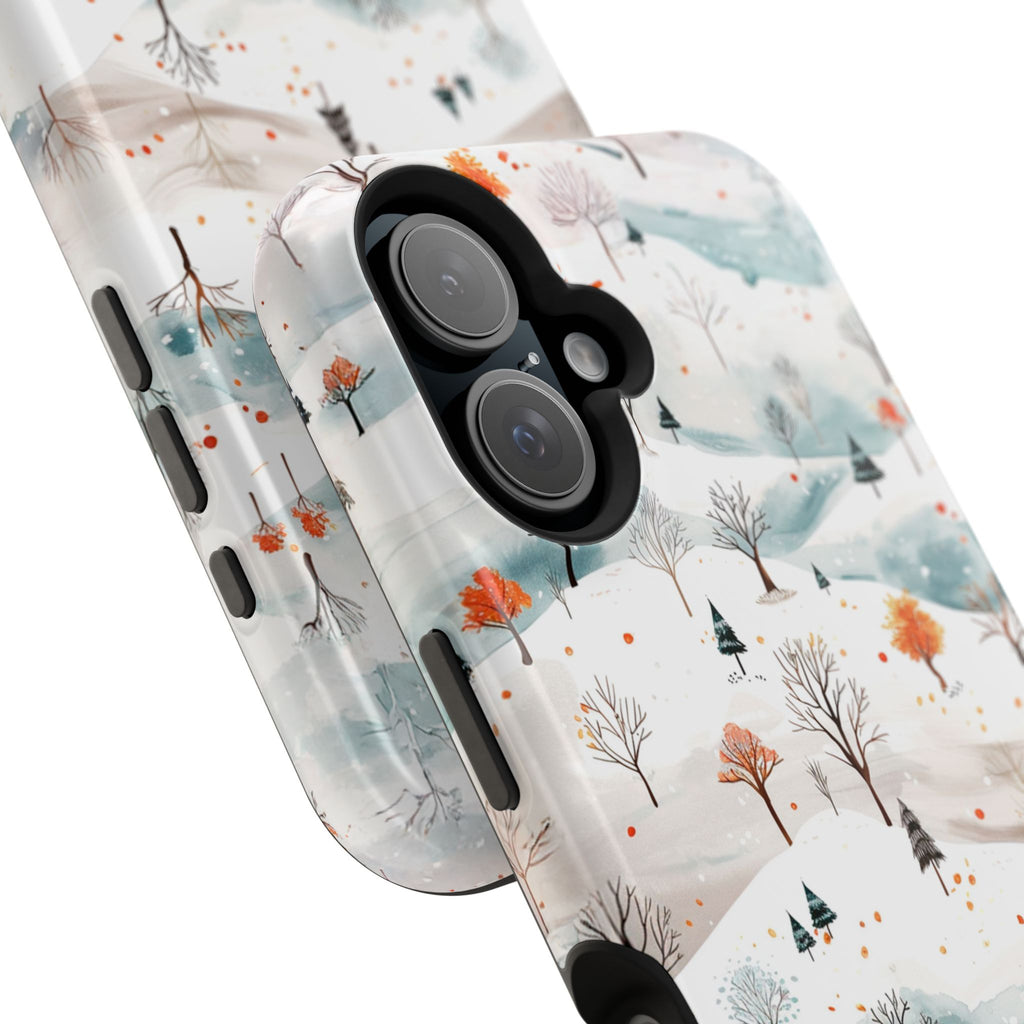 Winter Woodland Magnetic Phone Case — Impact-Resistant MagSafe-Compatible