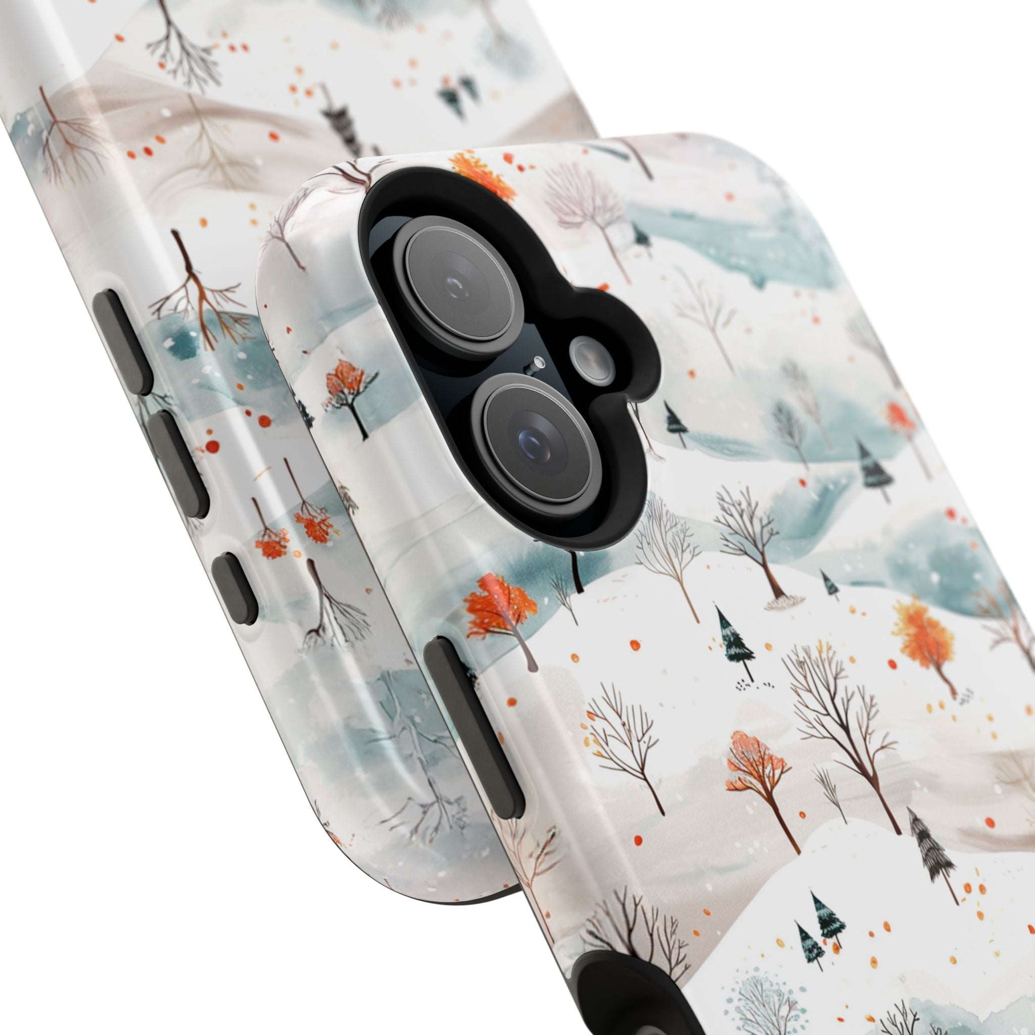 Winter Woodland Magnetic Phone Case — Impact-Resistant MagSafe-Compatible
