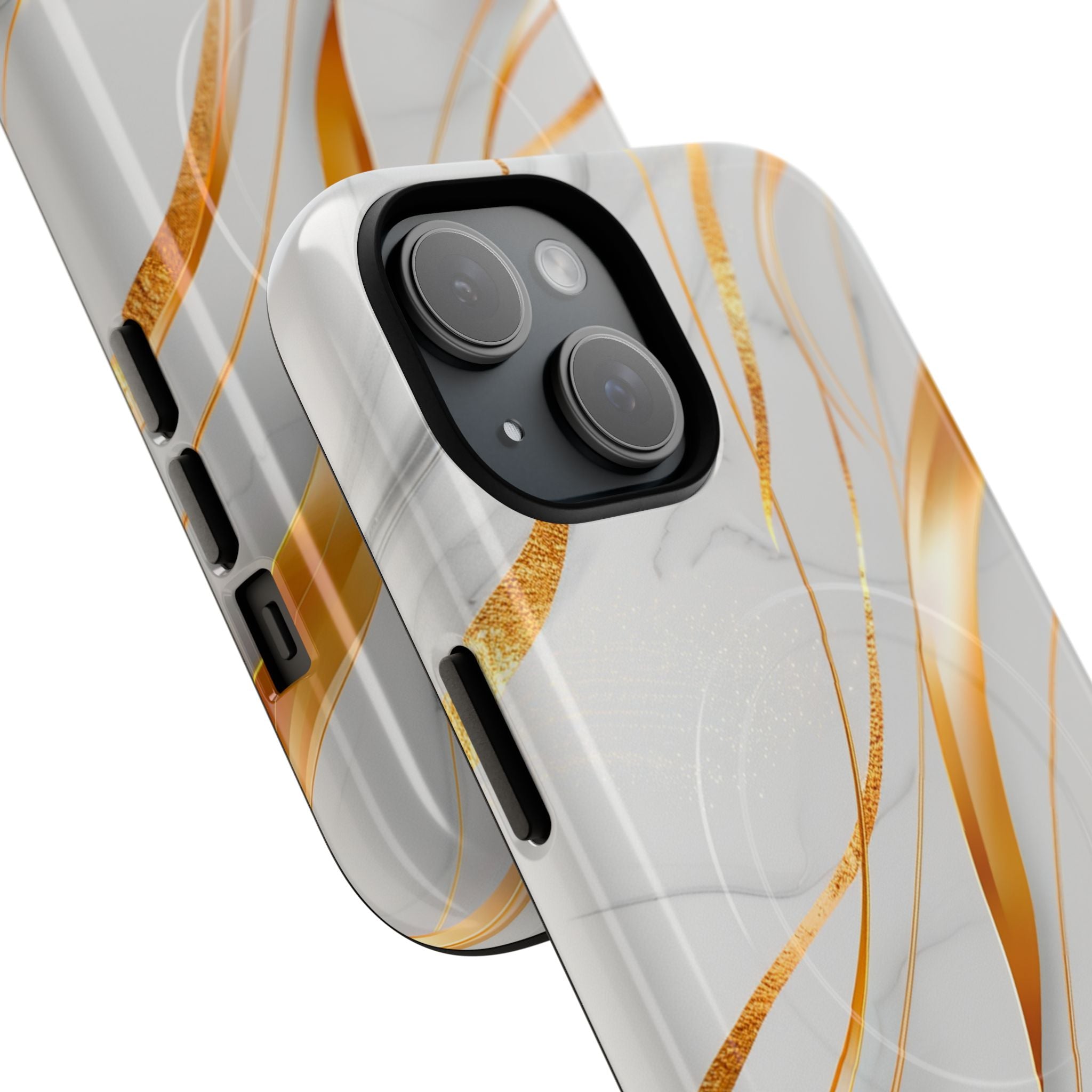 Marble Gold Wave Tough Magnetic Phone Case