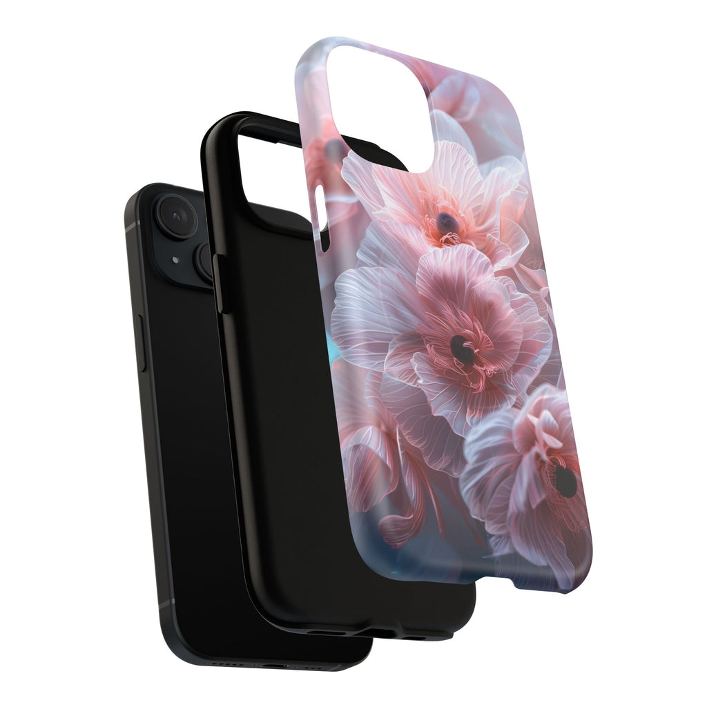 Floral Dream Tough Magnetic Phone Case — Pink Soft Petal Design