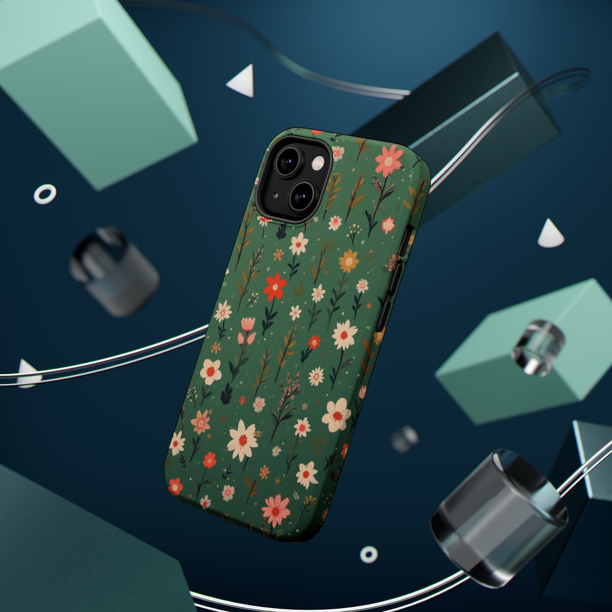 Floral Meadow Magnetic Impact-Resistant Phone Case