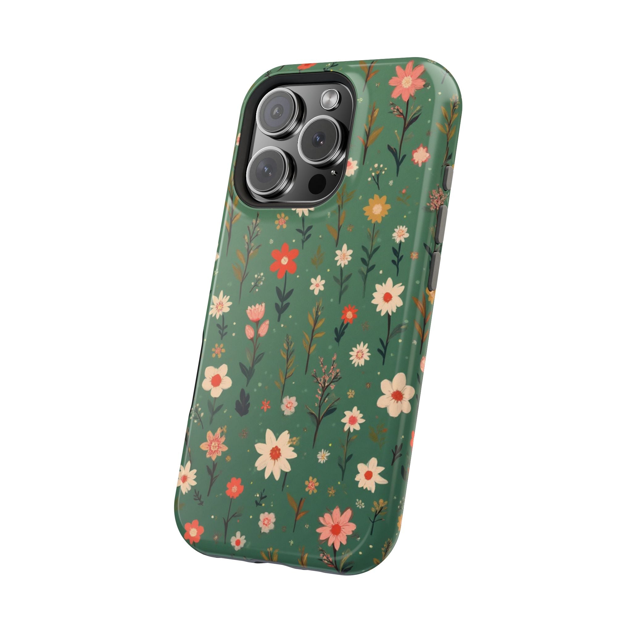 Floral Meadow Magnetic Impact-Resistant Phone Case