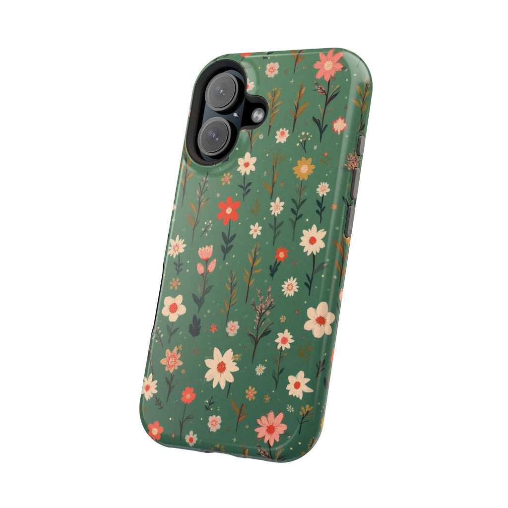 Floral Meadow Magnetic Impact-Resistant Phone Case
