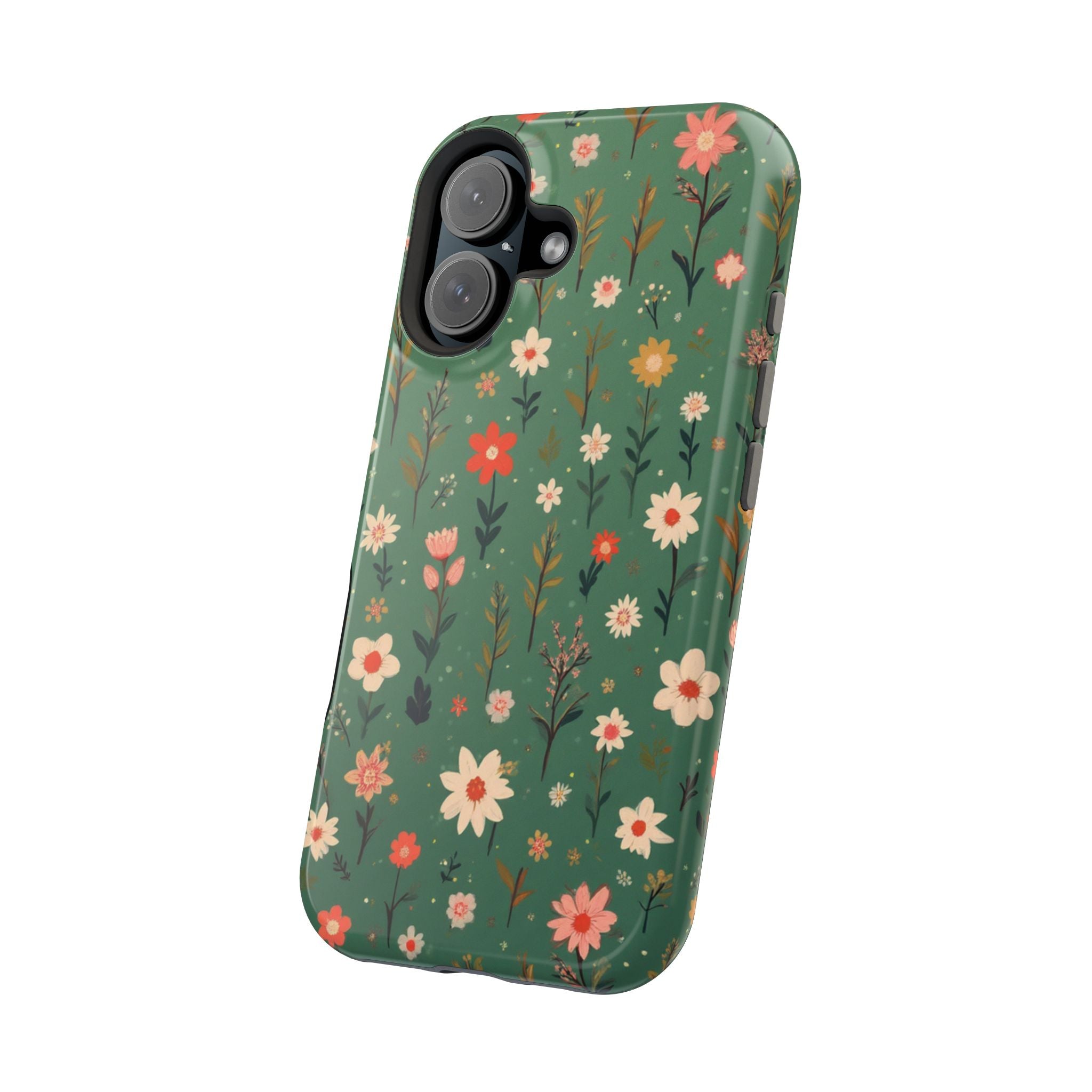 Floral Meadow Magnetic Impact-Resistant Phone Case