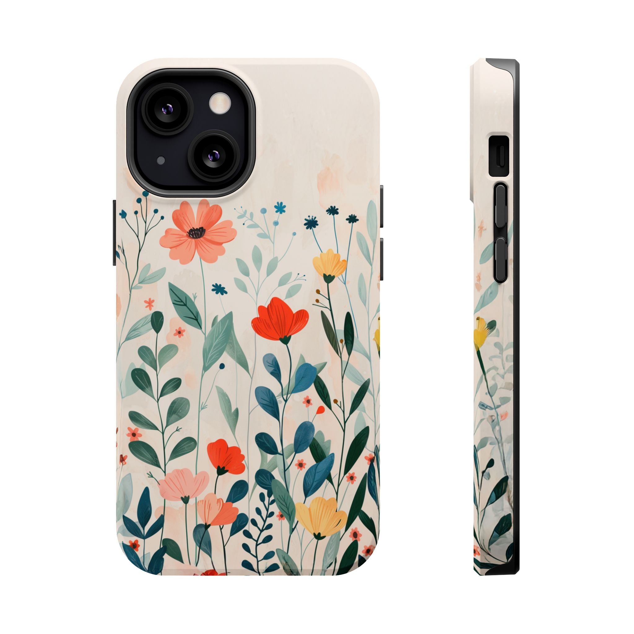 Floral Garden Magnetic Impact-Resistant Phone Case