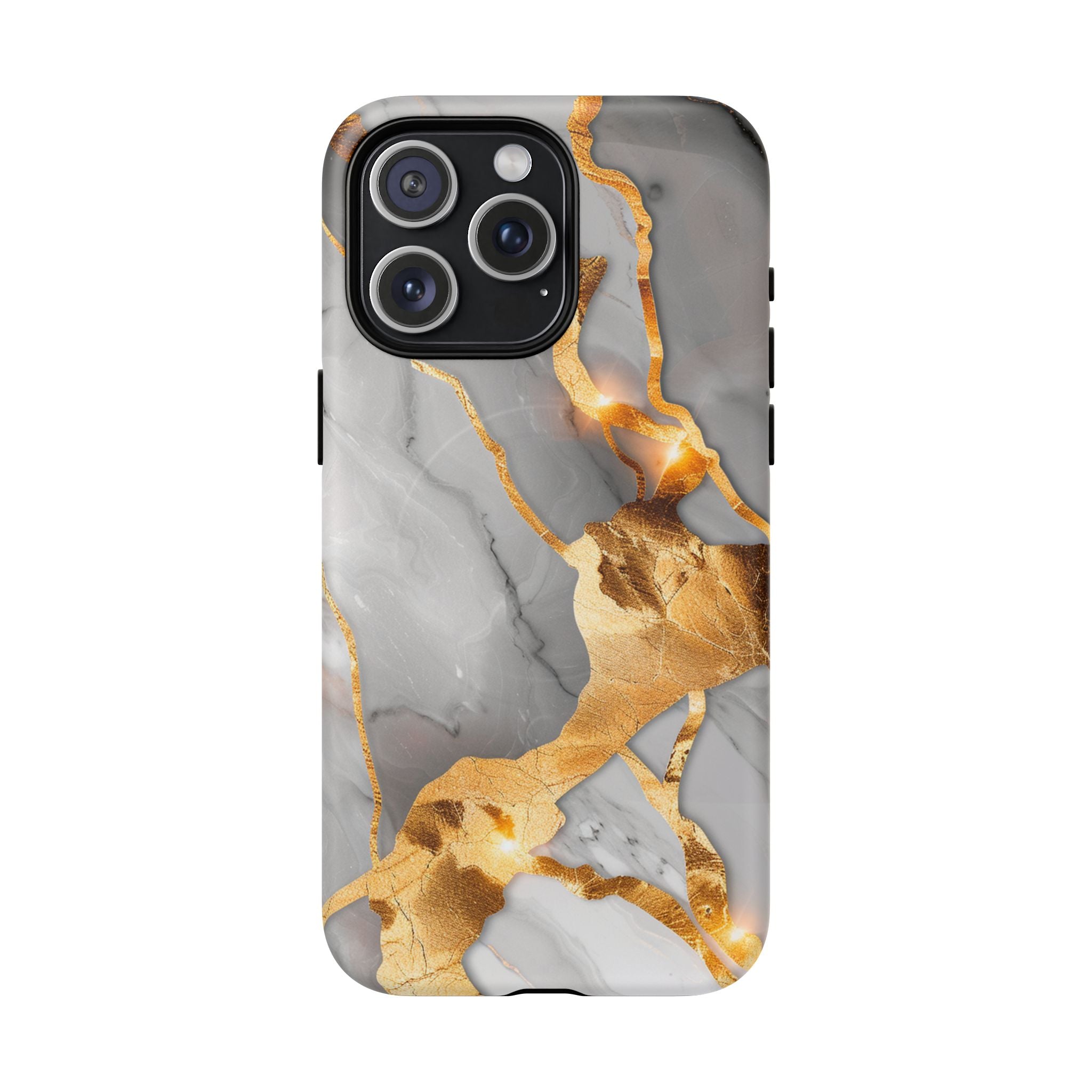 Marble Gold Vein Tough Magnetic Phone Case