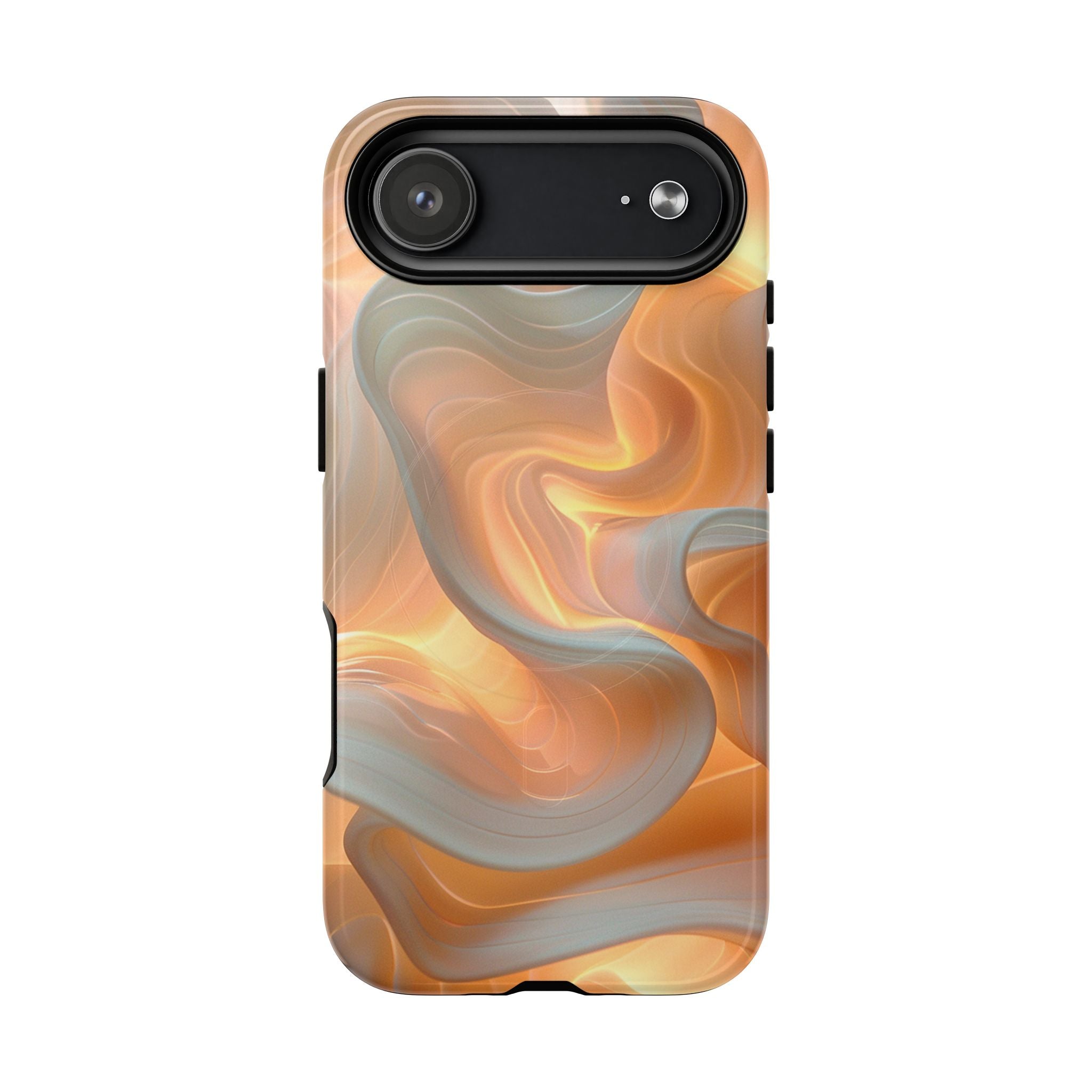 Marbled Amber Swirl Tough Magnetic Case