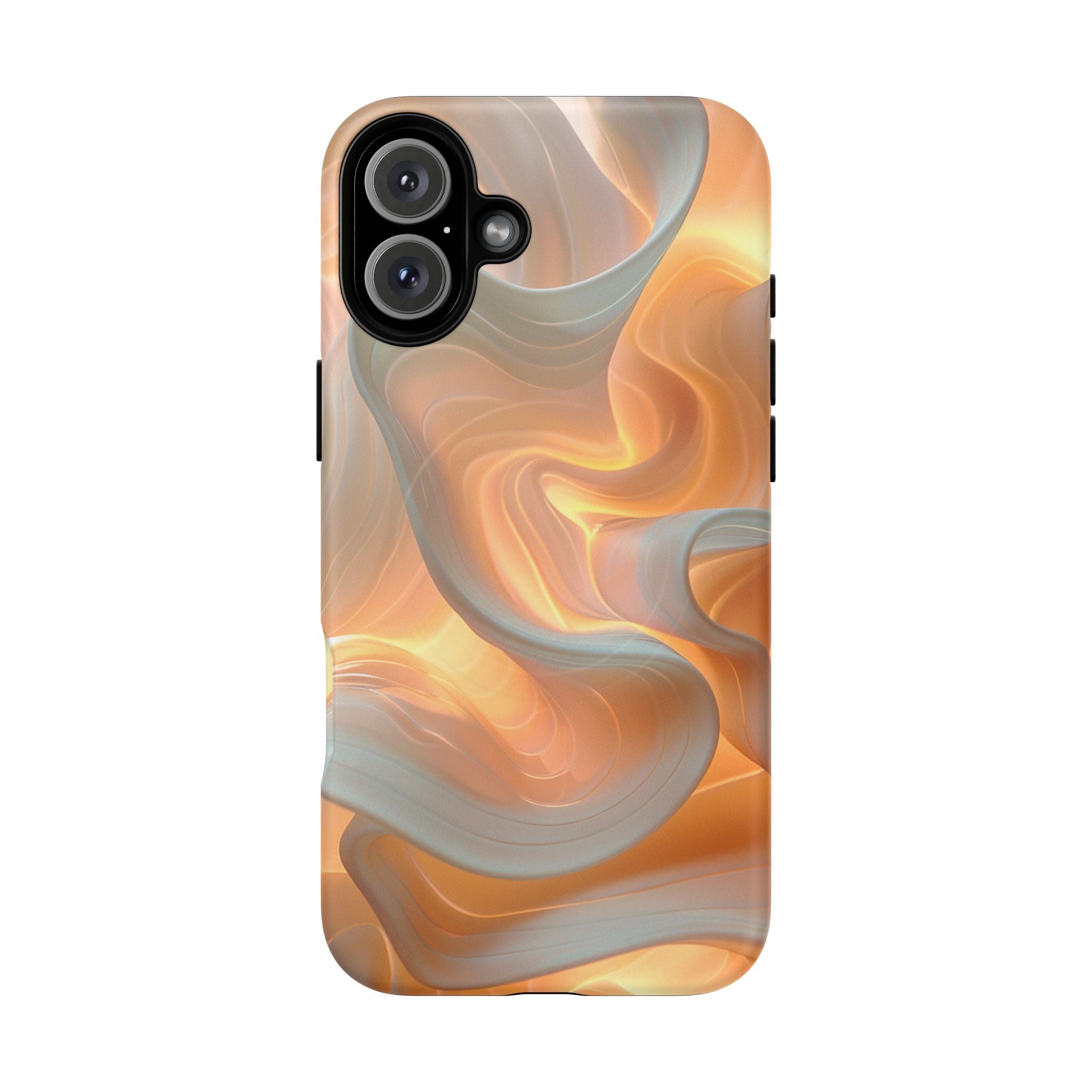 Marbled Amber Swirl Tough Magnetic Case