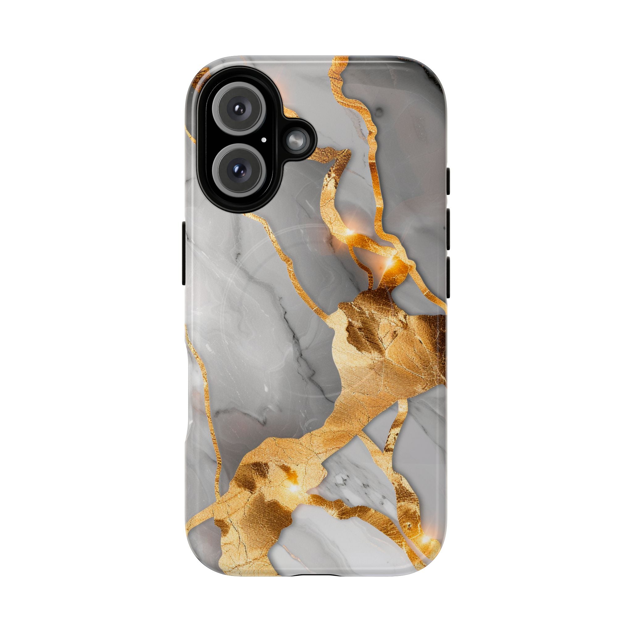Marble Gold Vein Tough Magnetic Phone Case