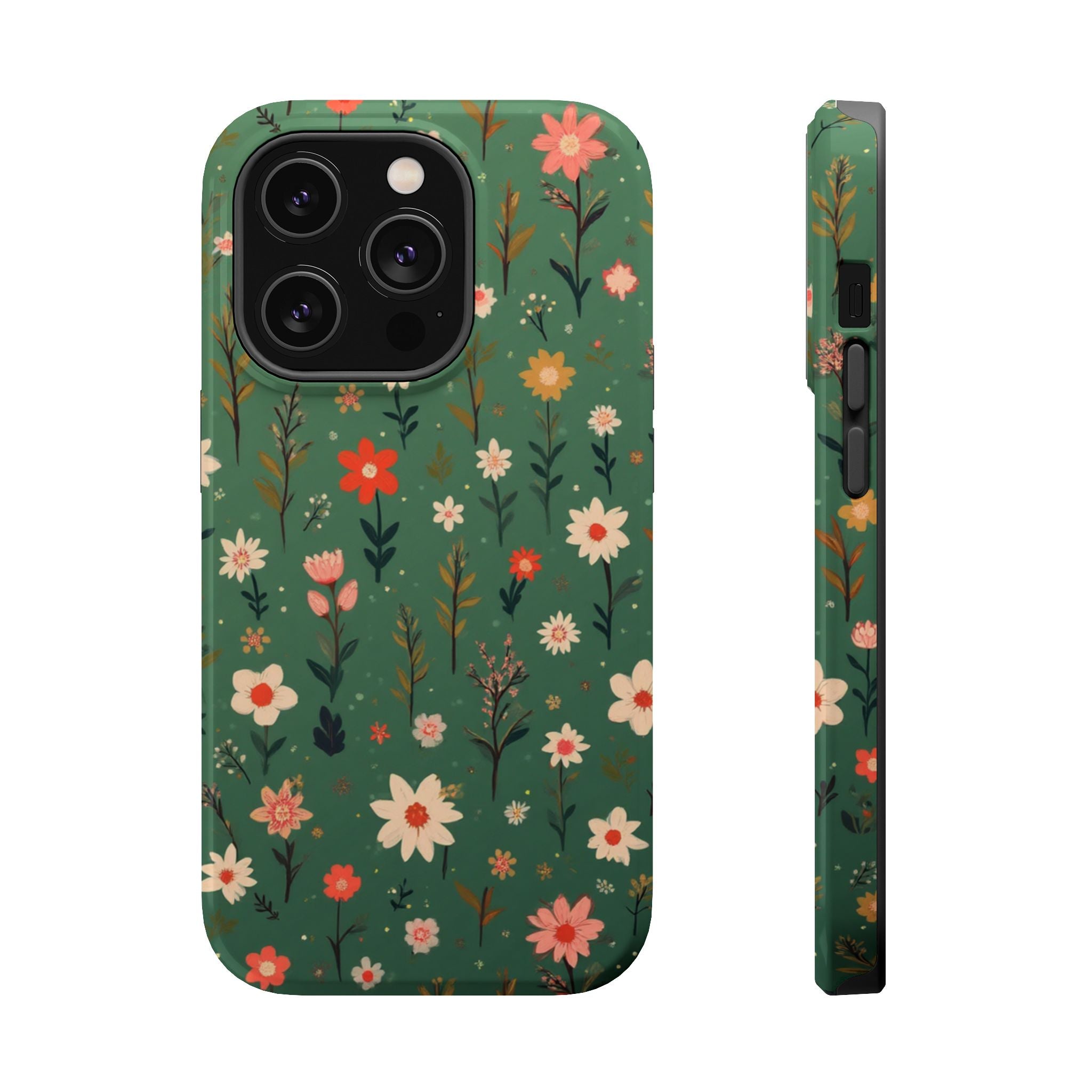 Floral Meadow Magnetic Impact-Resistant Phone Case