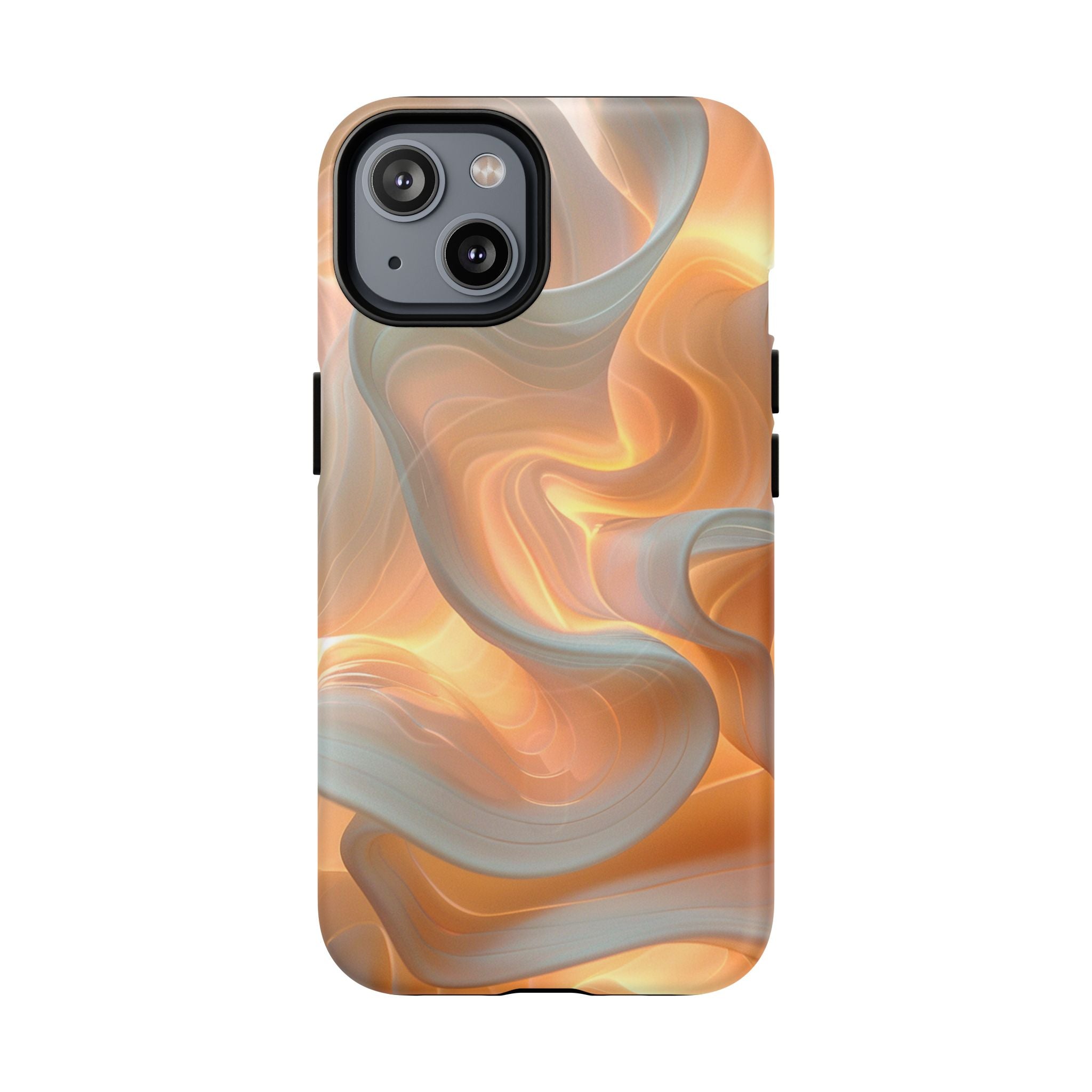 Marbled Amber Swirl Tough Magnetic Case