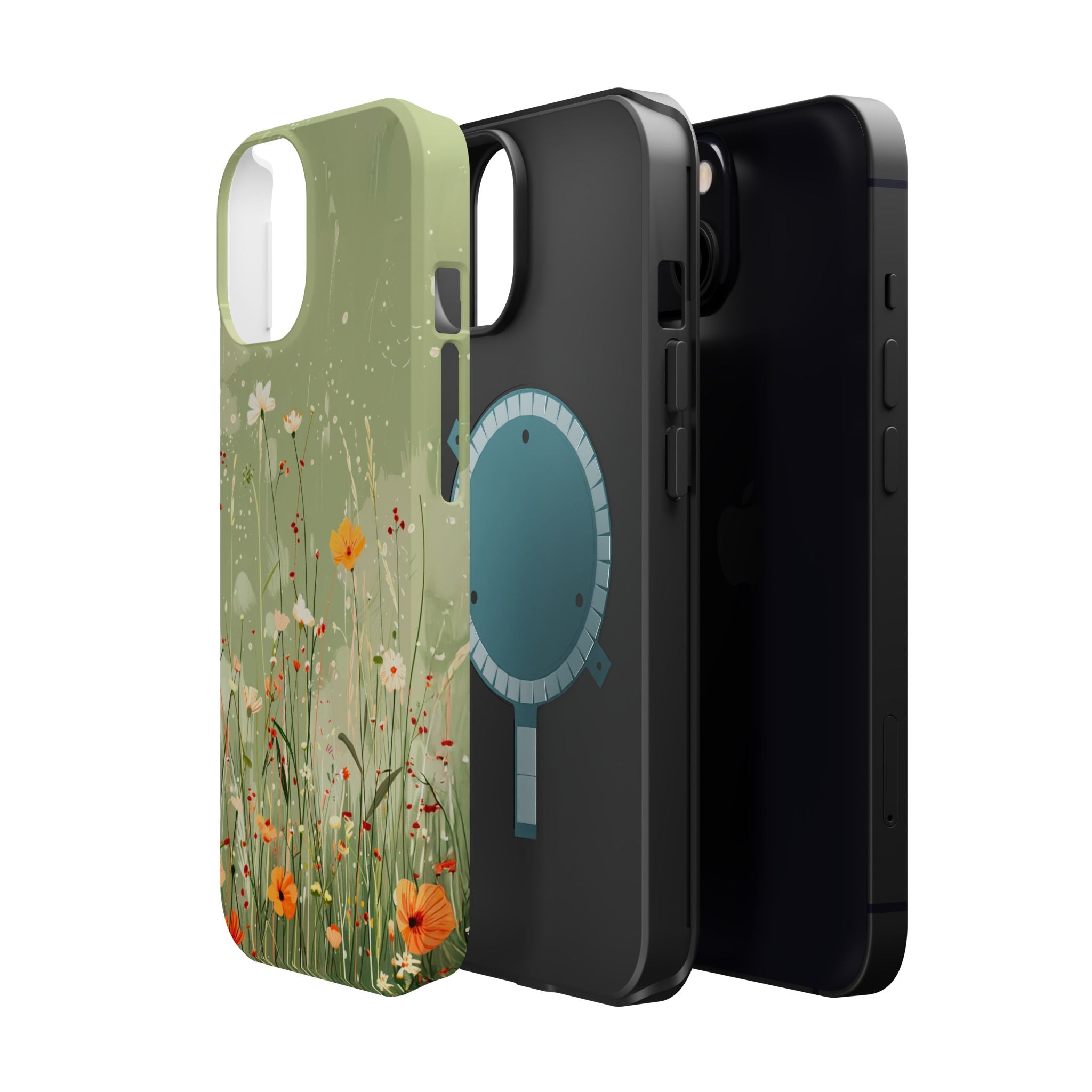 Floral Meadow Magnetic Impact-Resistant Phone Case