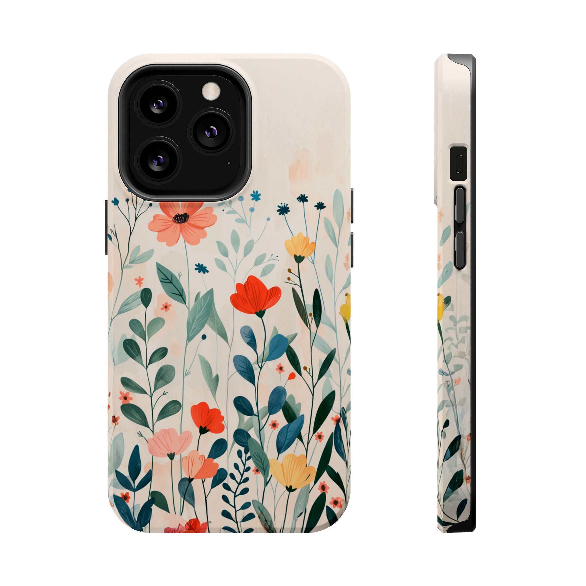 Floral Garden Magnetic Impact-Resistant Phone Case