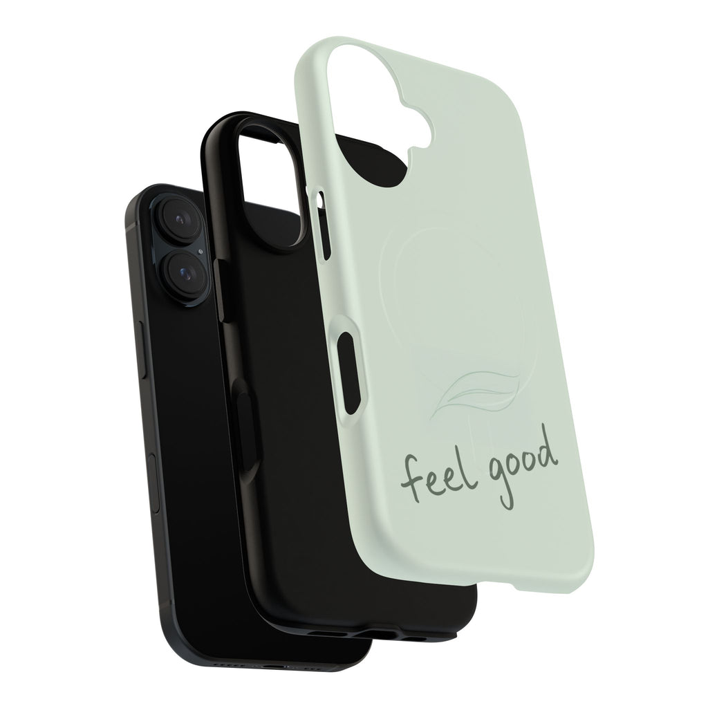 MagSafe Phone Case — "feel good" Minimal Pastel Protective Case