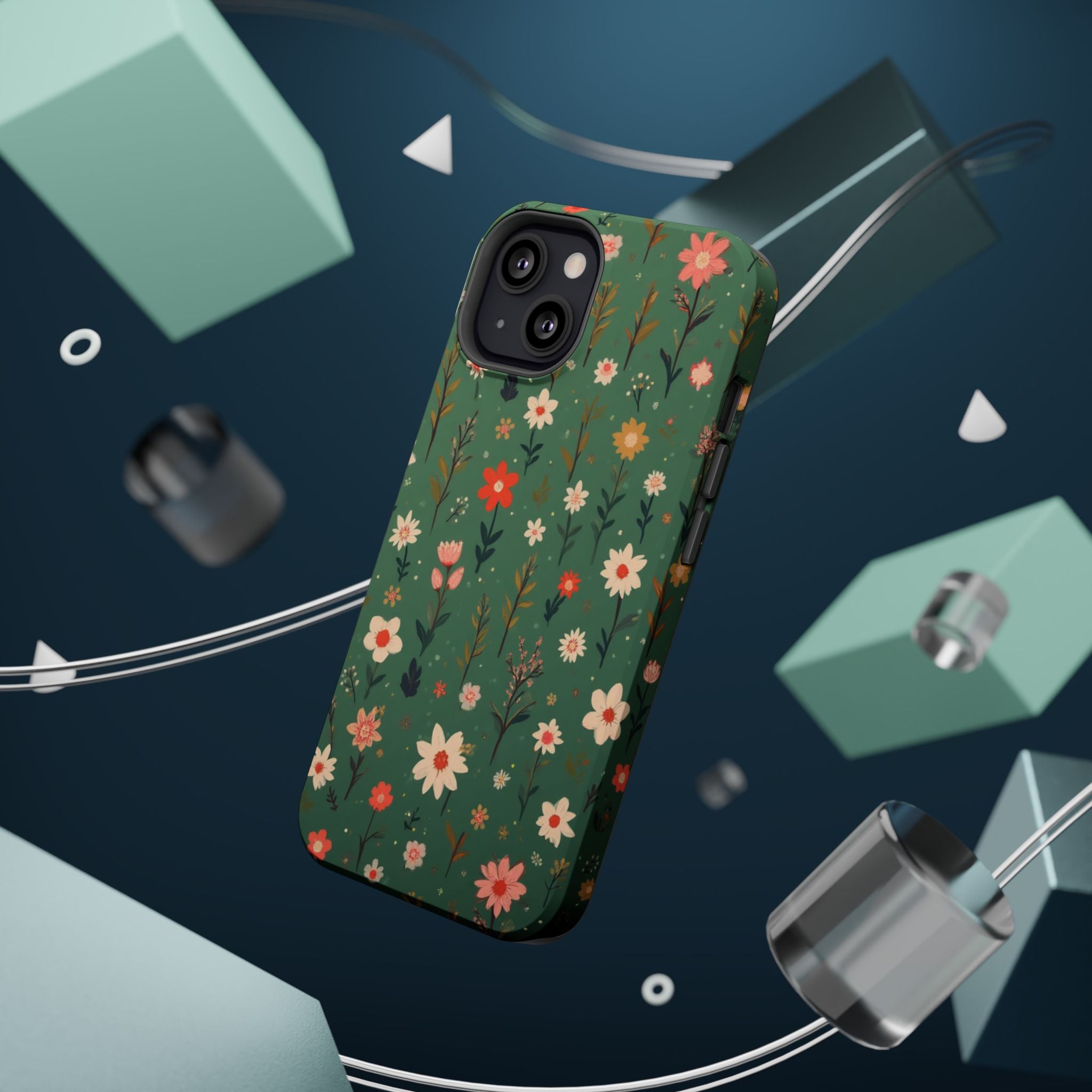 Floral Meadow Magnetic Impact-Resistant Phone Case
