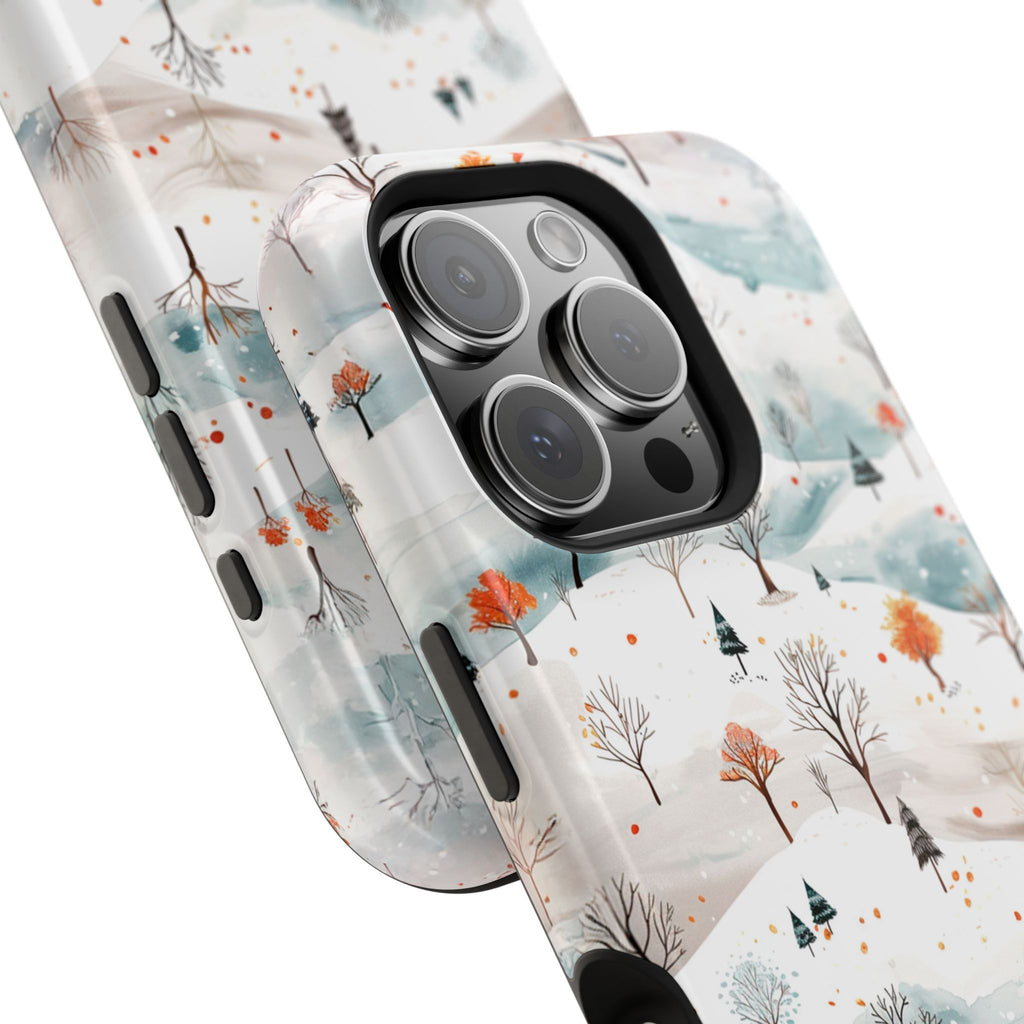 Winter Woodland Magnetic Phone Case — Impact-Resistant MagSafe-Compatible