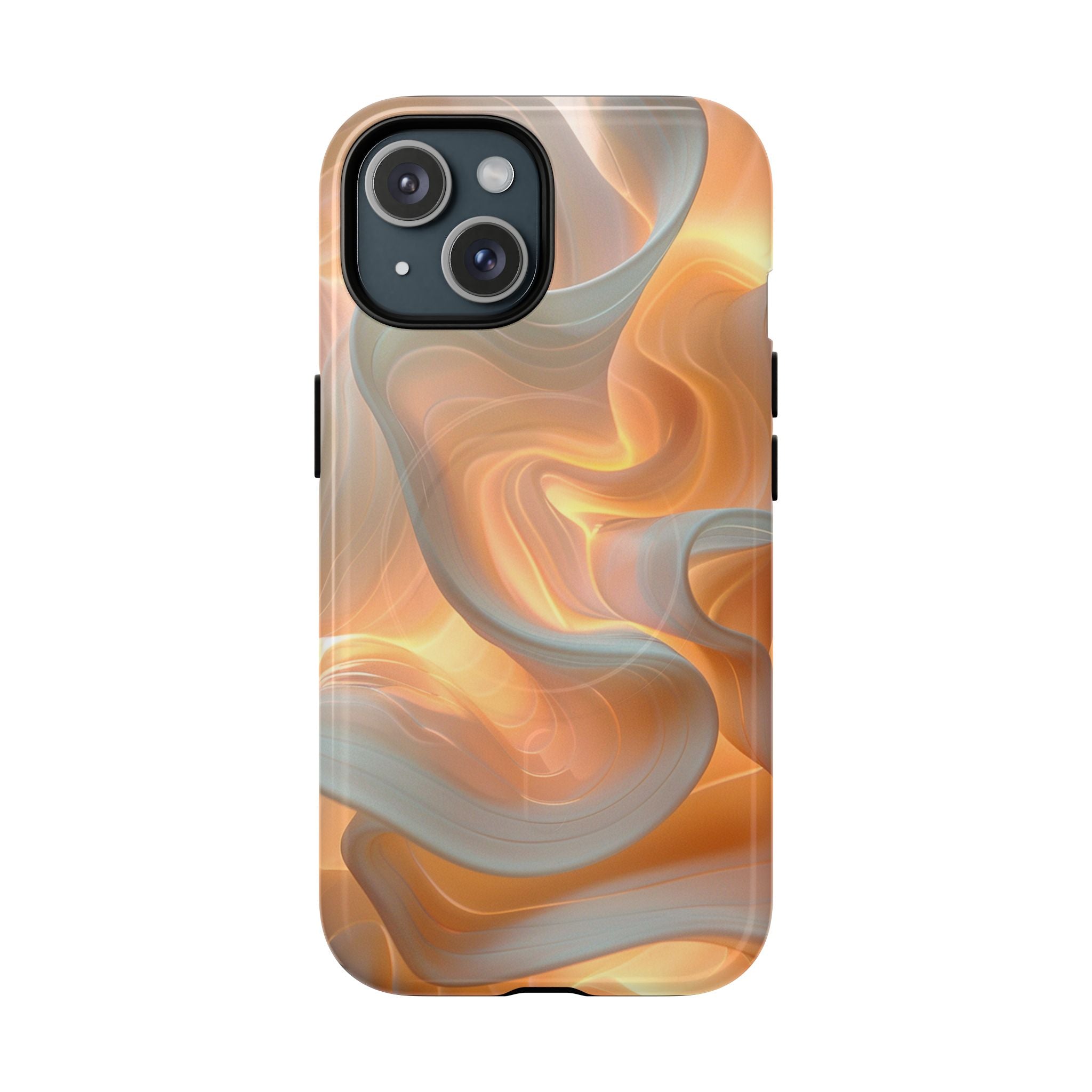 Marbled Amber Swirl Tough Magnetic Case