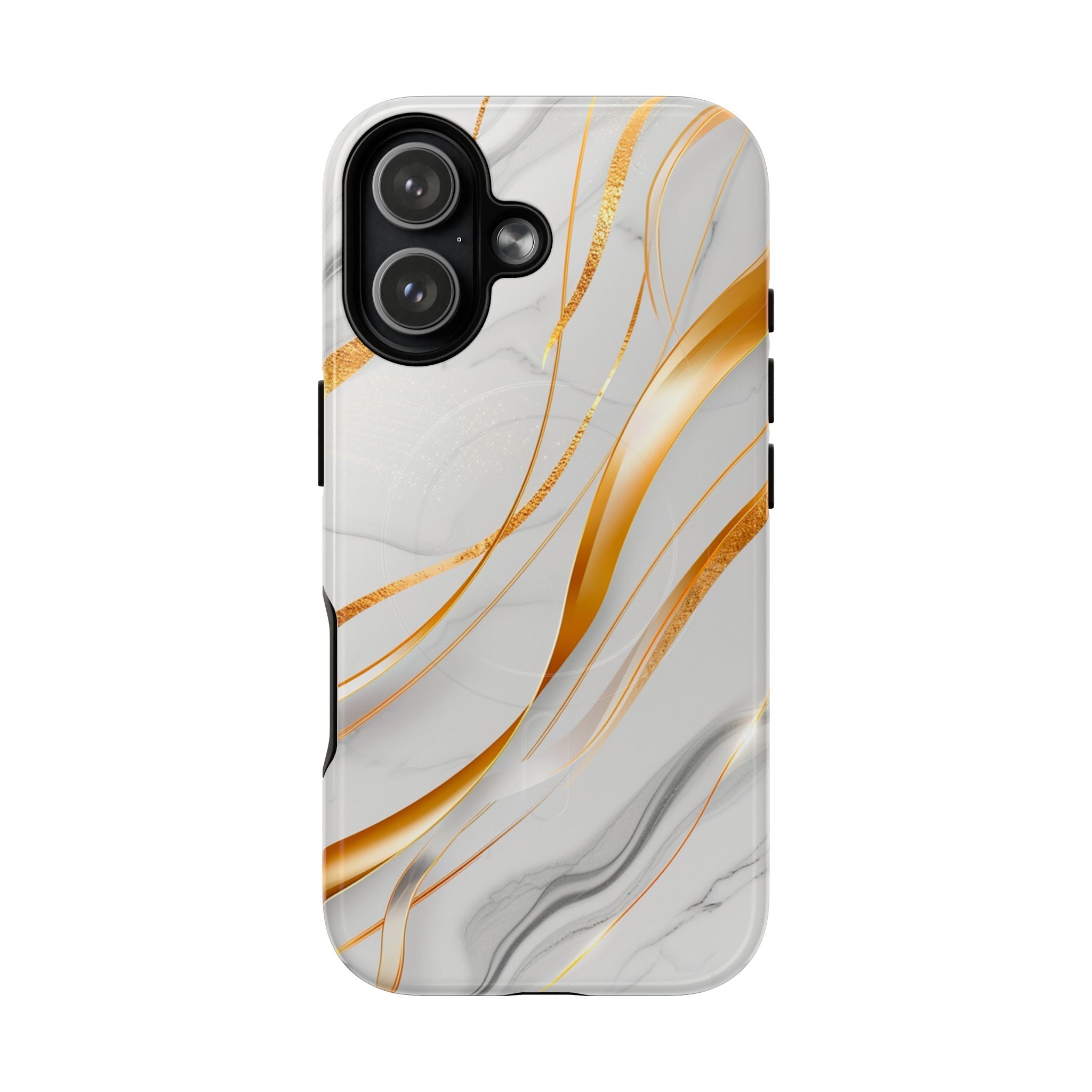 Marble Gold Wave Tough Magnetic Phone Case