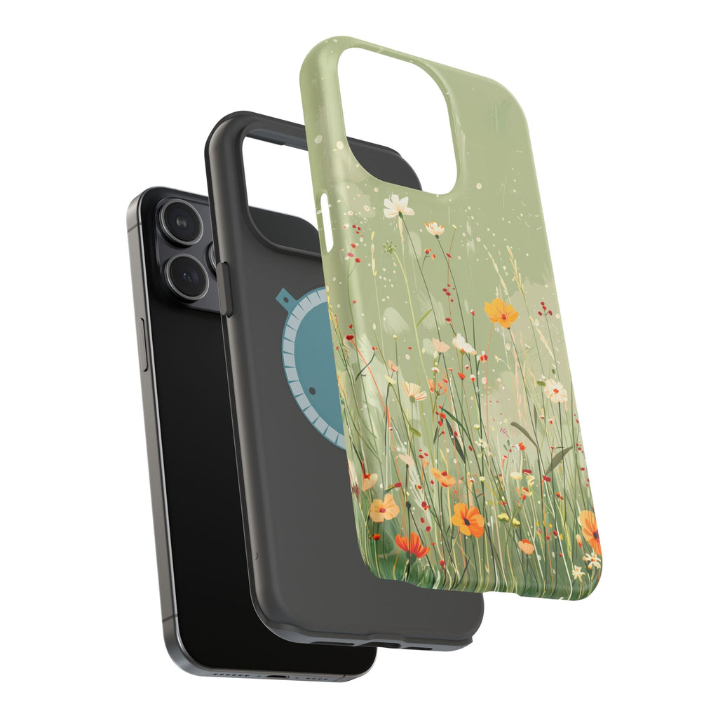 Floral Meadow Magnetic Impact-Resistant Phone Case
