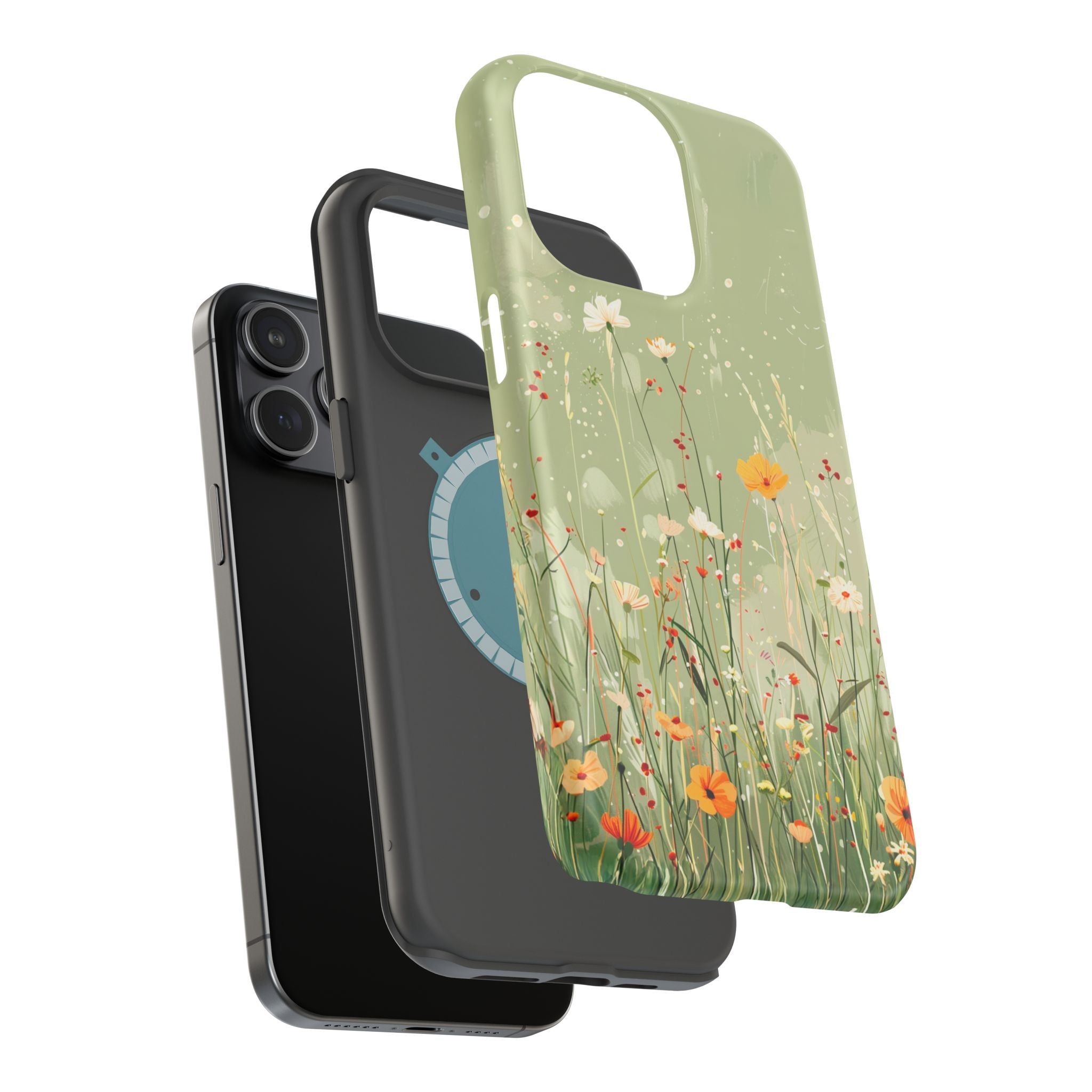 Floral Meadow Magnetic Impact-Resistant Phone Case