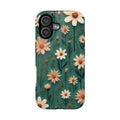 Floral Daisy Magnetic Impact-Resistant Phone Case