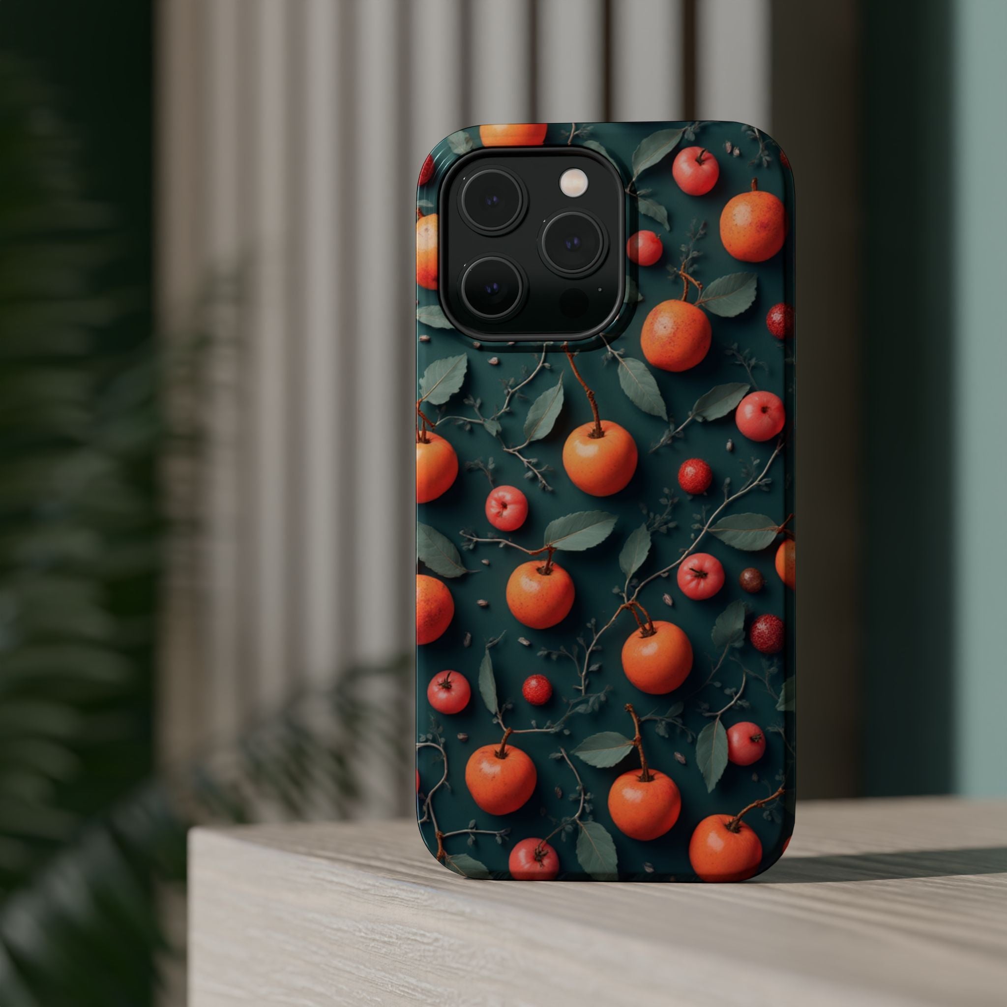 Phone Case – Orange Orchard Magnetic Impact‑Resistant Design