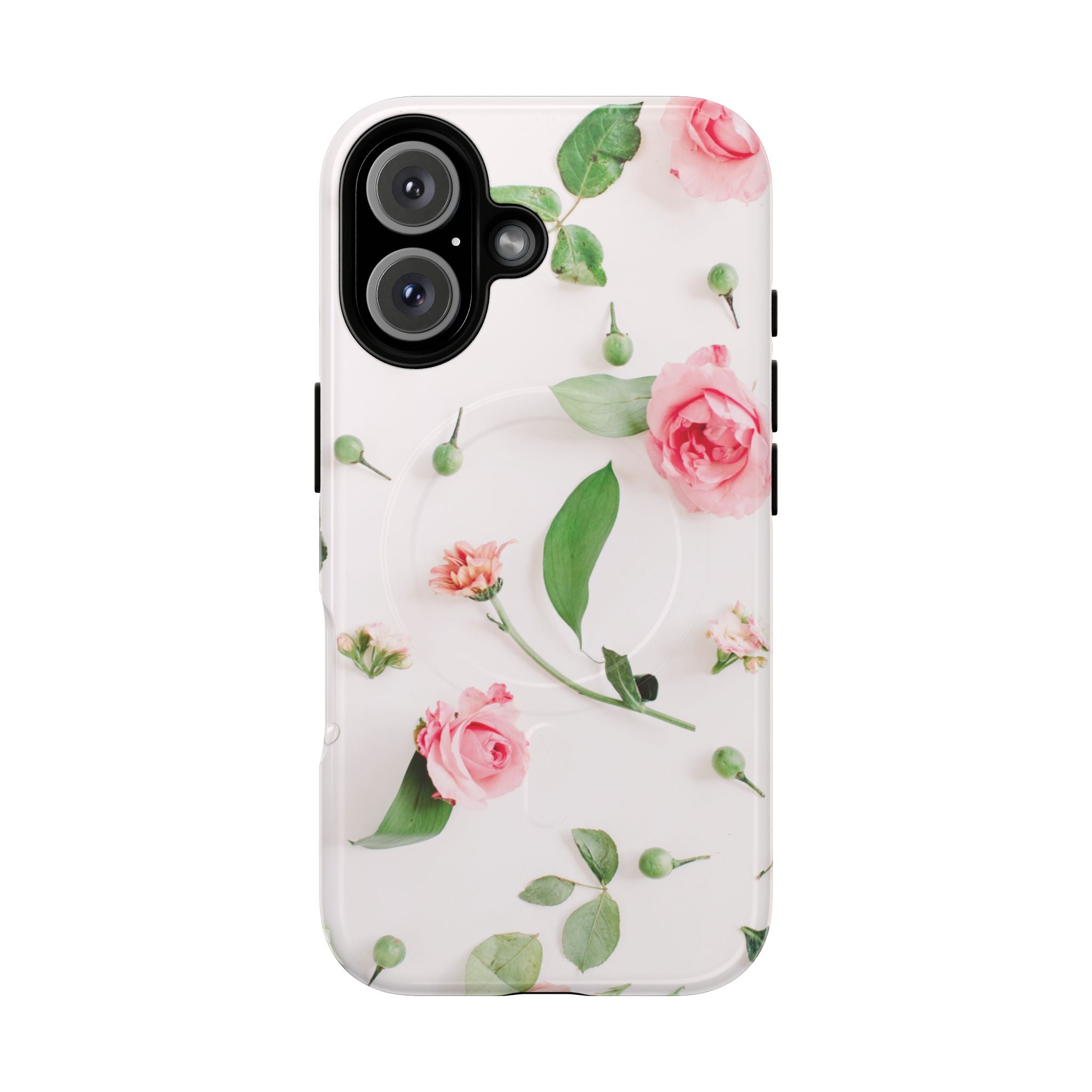 Floral Rose Tough Magnetic Phone Case