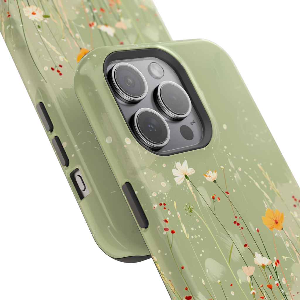 Floral Meadow Magnetic Impact-Resistant Phone Case