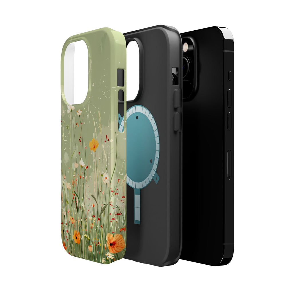 Floral Meadow Magnetic Impact-Resistant Phone Case