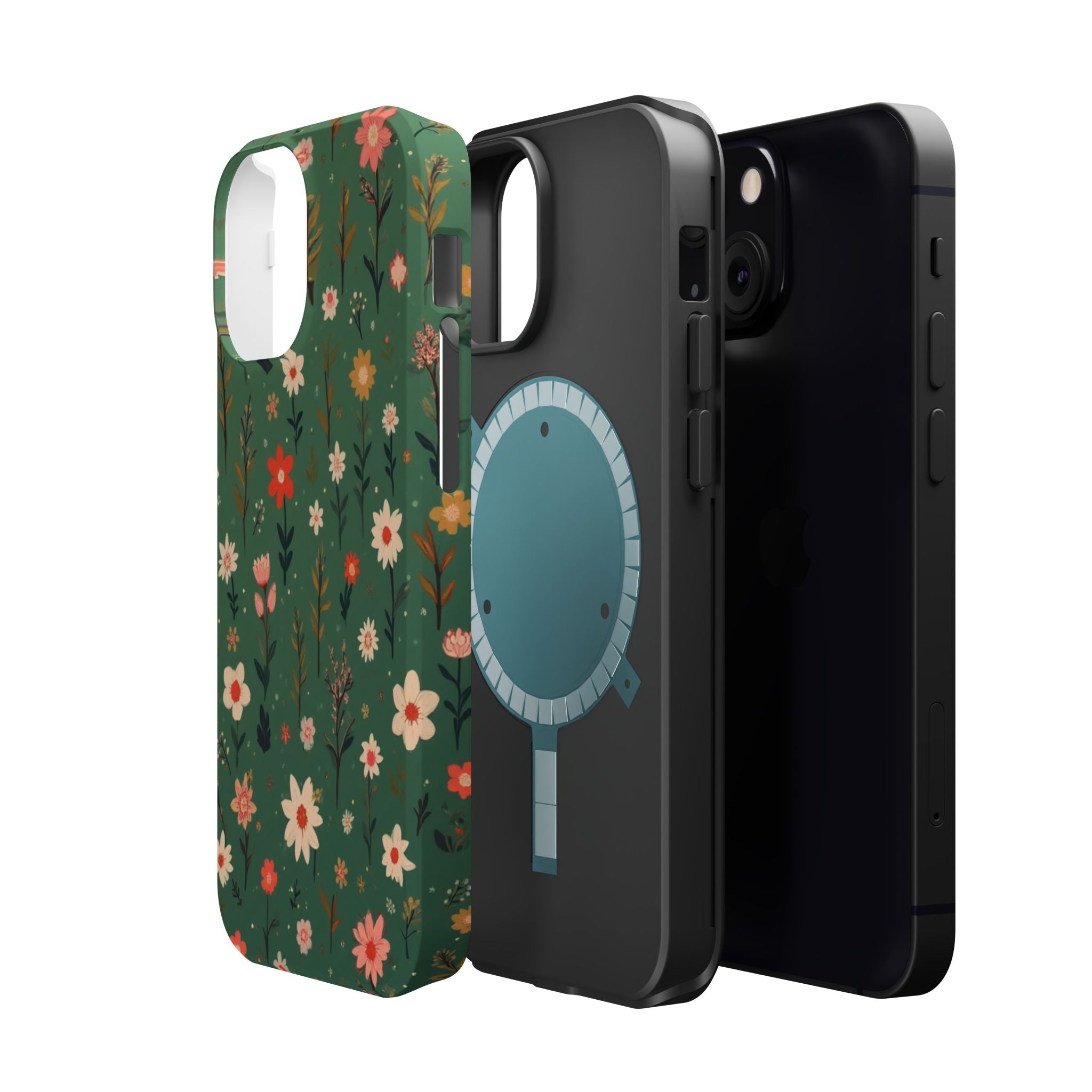 Floral Meadow Magnetic Impact-Resistant Phone Case