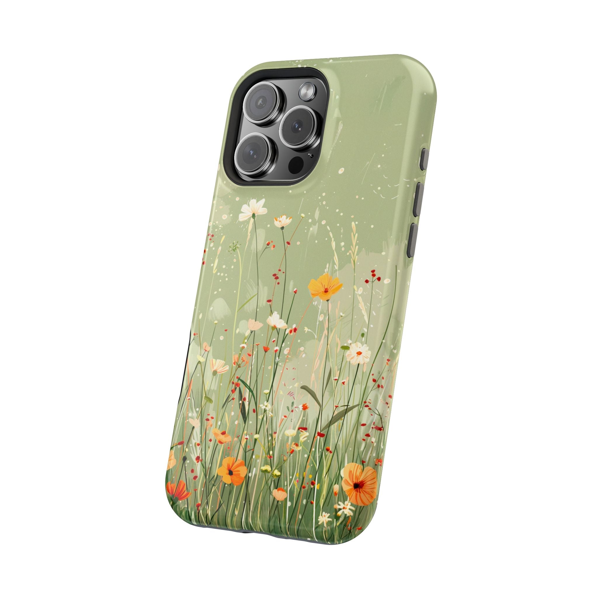 Floral Meadow Magnetic Impact-Resistant Phone Case