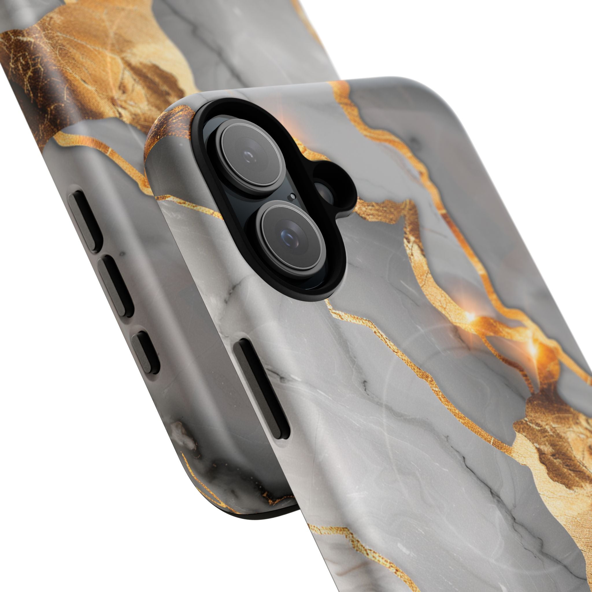 Marble Gold Vein Tough Magnetic Phone Case