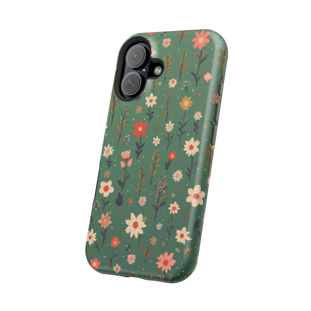 Floral Meadow Magnetic Impact-Resistant Phone Case