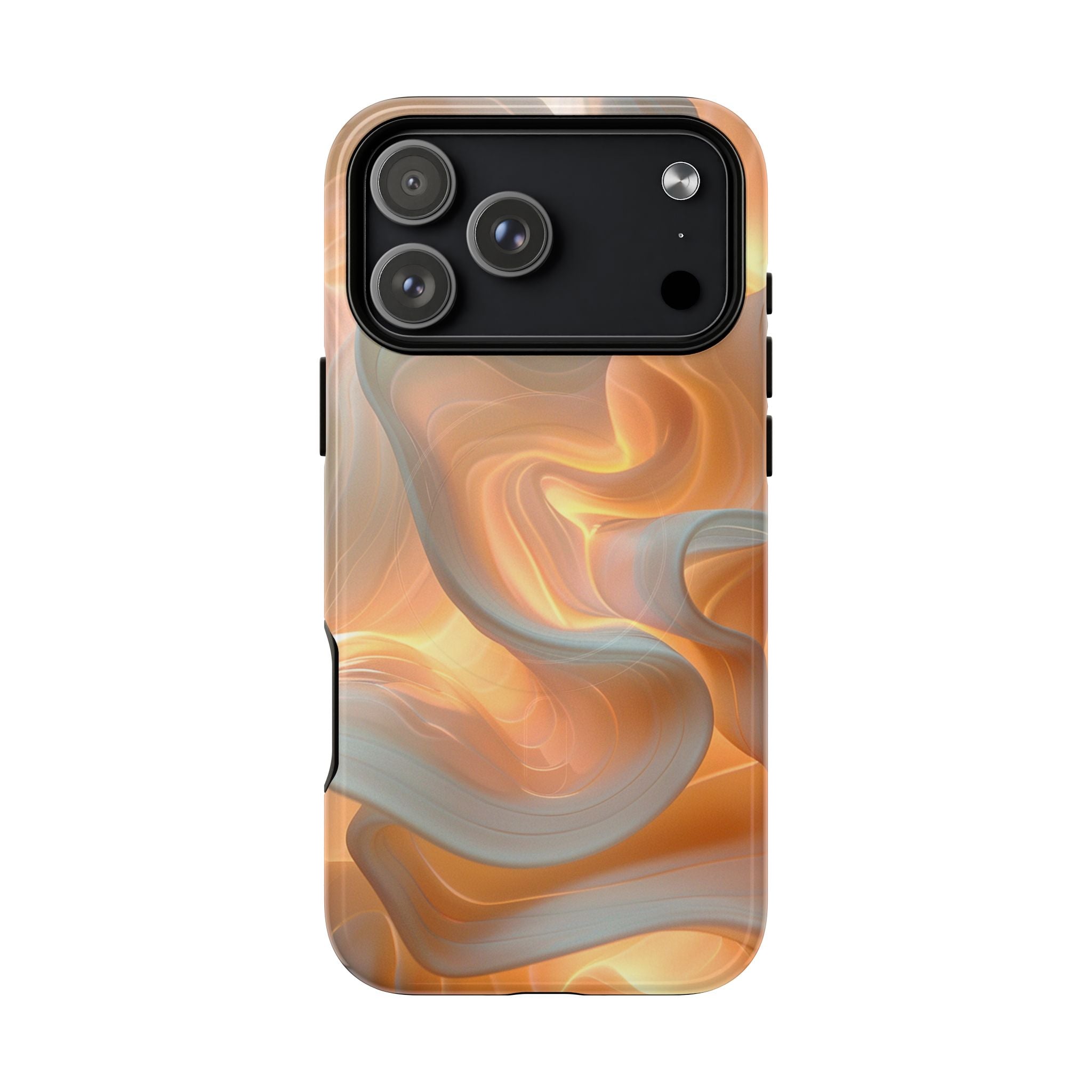 Marbled Amber Swirl Tough Magnetic Case