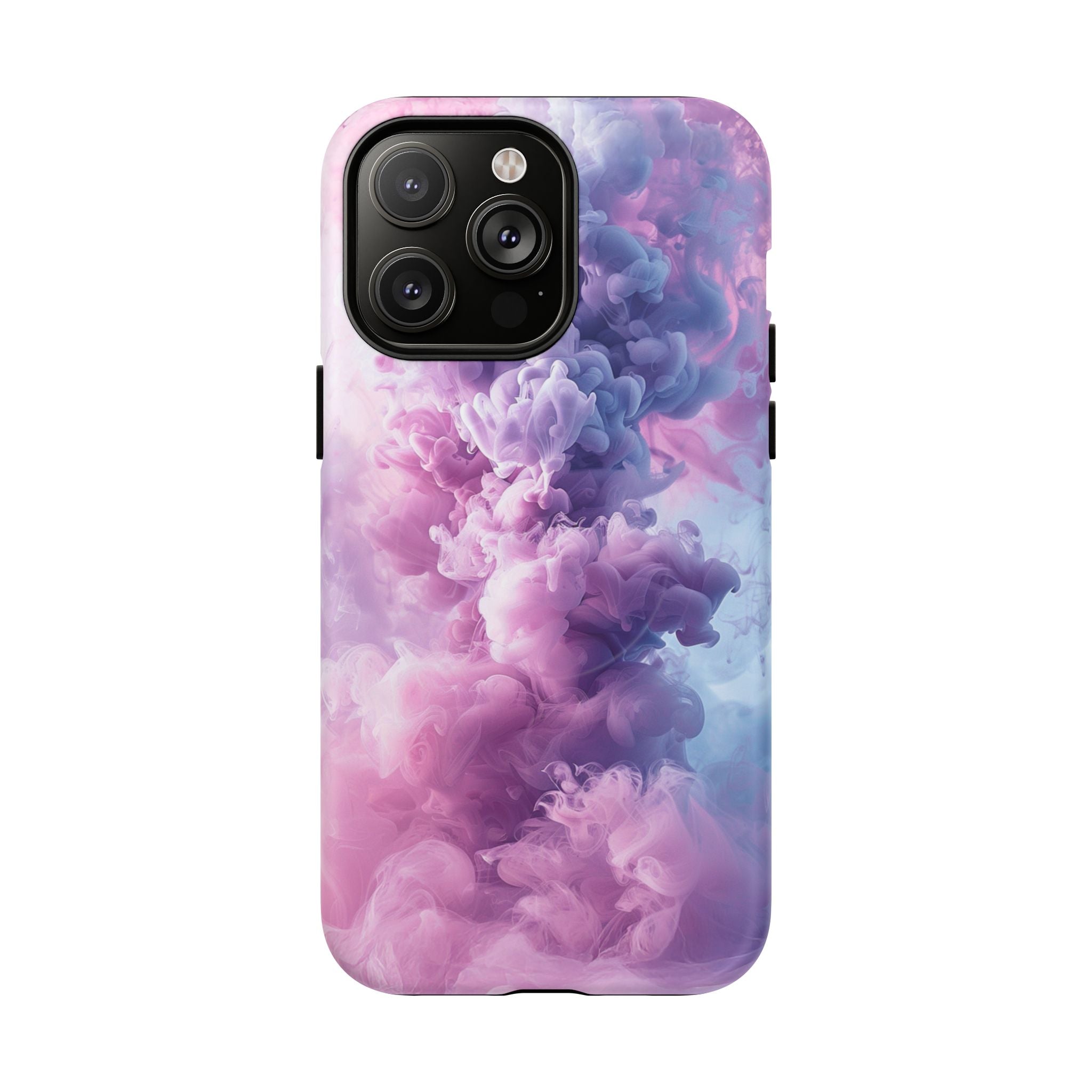 Magnetic Tough Phone Case — Pink & Purple Cloud Smoke Design