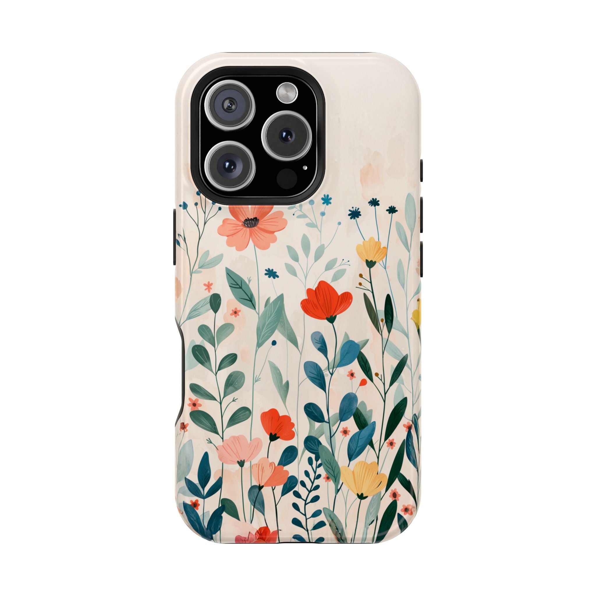 Floral Garden Magnetic Impact-Resistant Phone Case