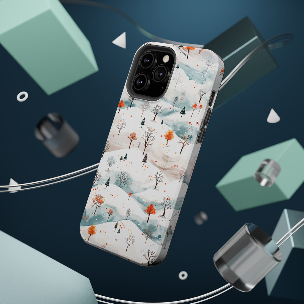 Winter Woodland Magnetic Phone Case — Impact-Resistant MagSafe-Compatible